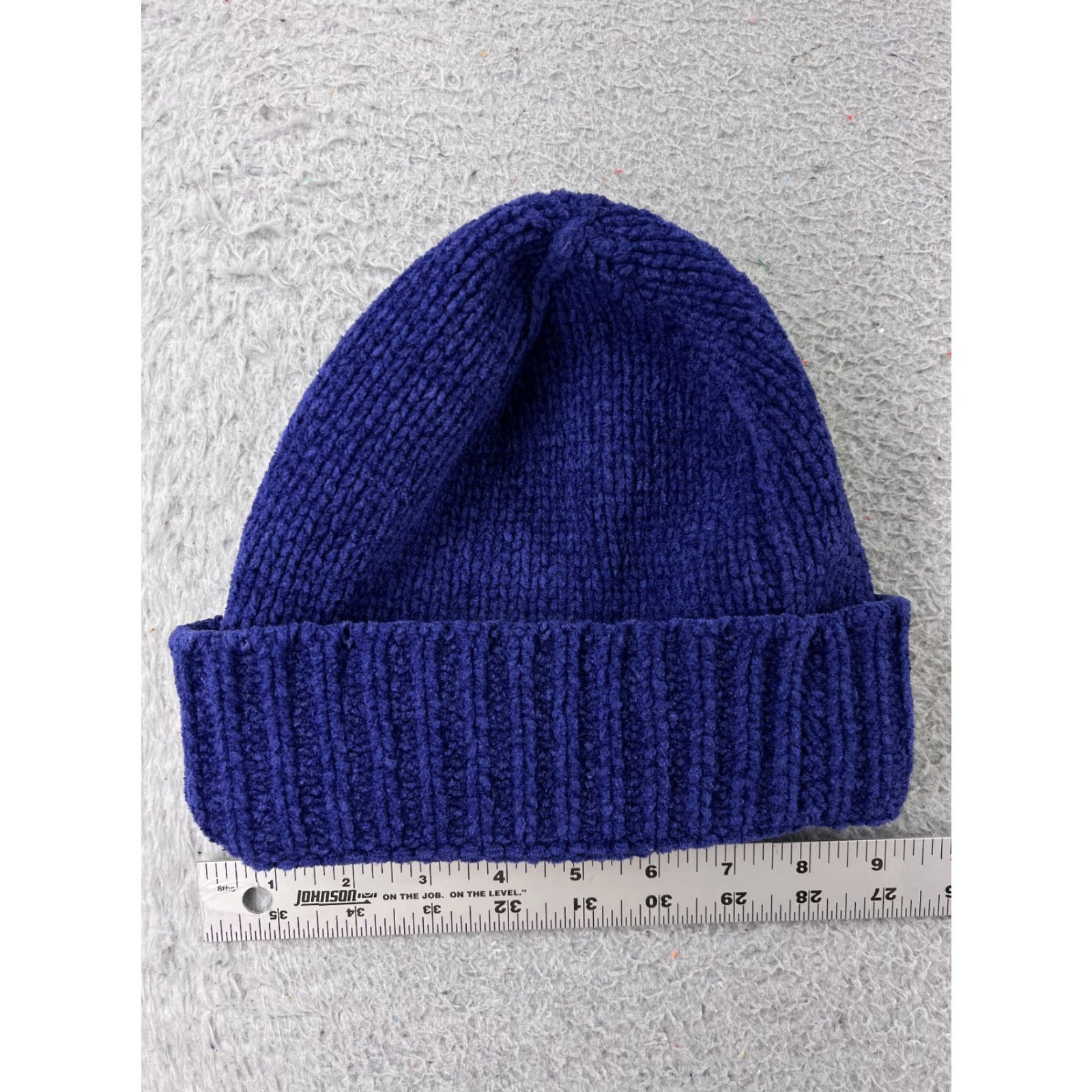 Merona Merona Beanie Toque Womens One Size Blue Knit Polyester Blend Winter Snow Ski Size ONE SIZE - 2 Thumbnail