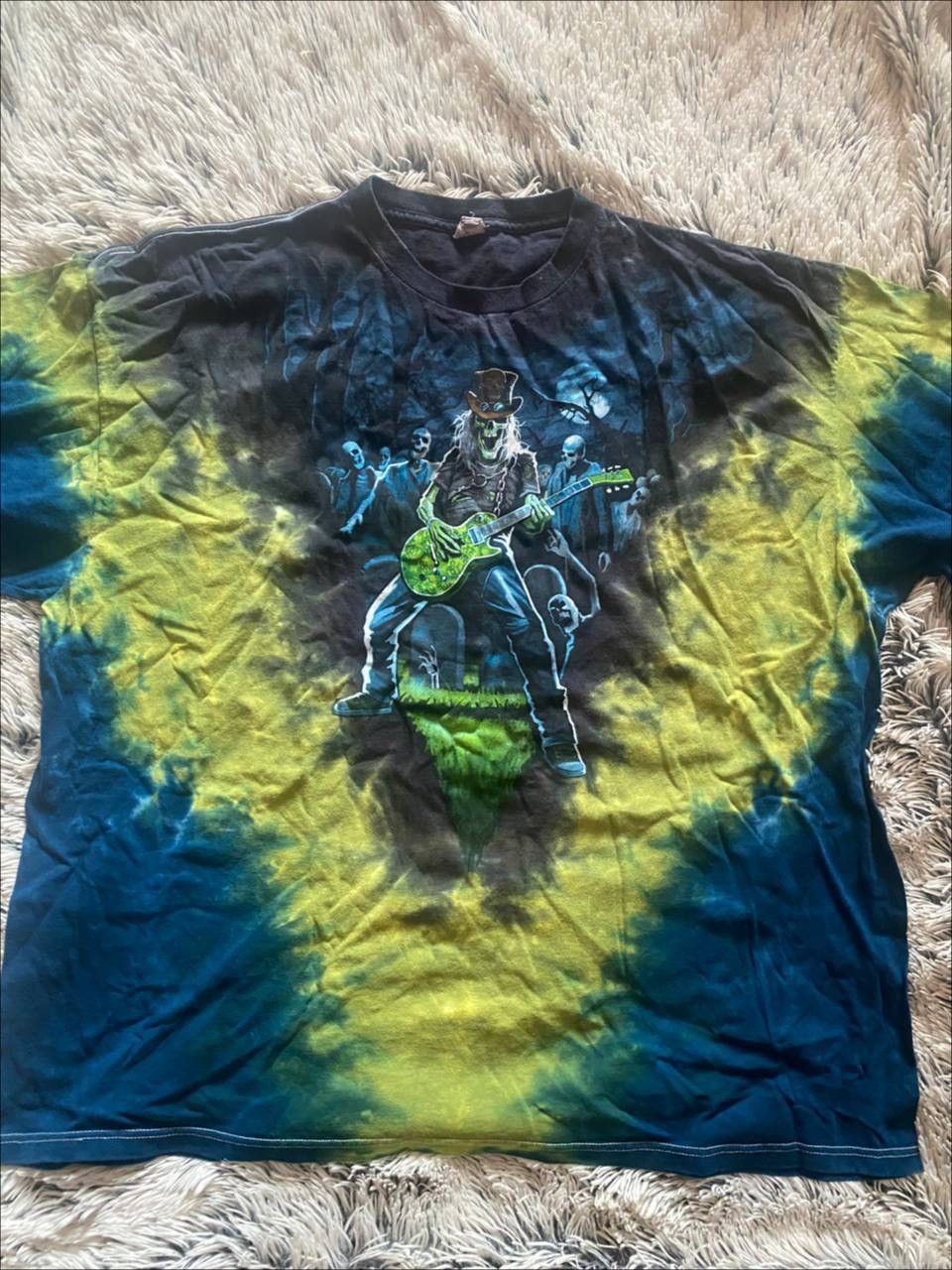 Band Tees vintage tee band B1 slash gun n roses faded zombie Size US XL / EU 56 / 4 - 2 Thumbnail