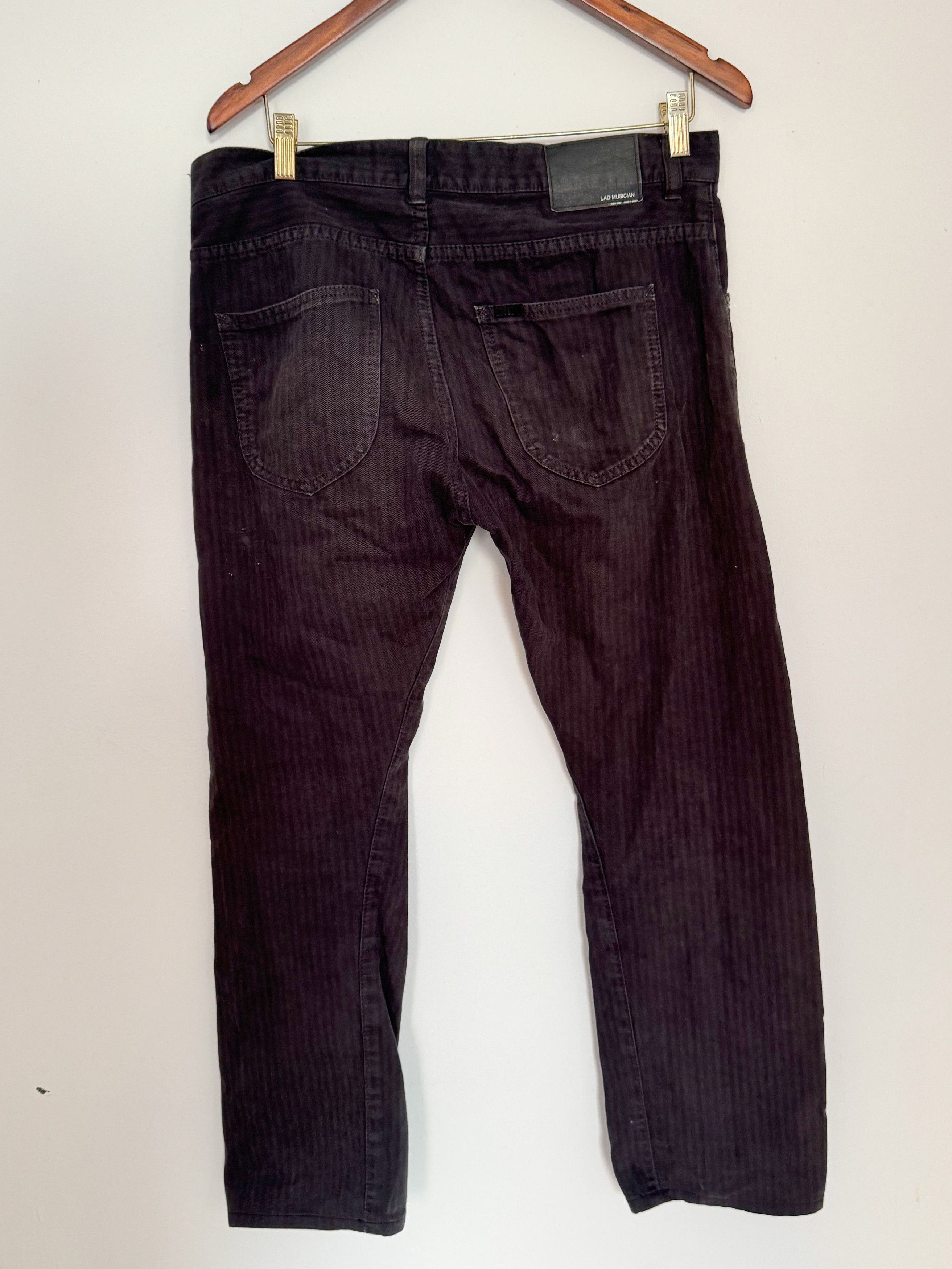 Lad Musician Lad Musician Striped Denim pants Size US 30 / EU 46 - 4 Thumbnail