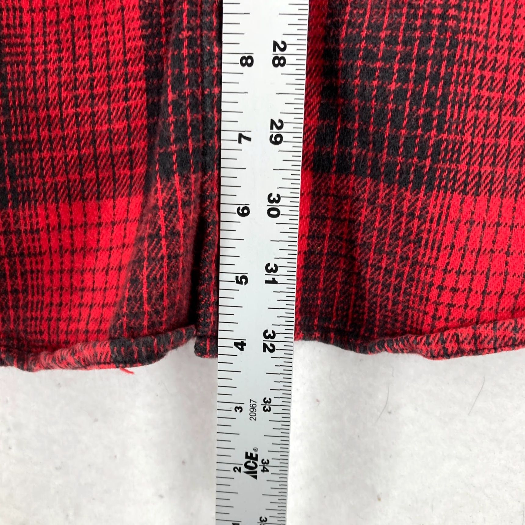 Vintage VINTAGE OshKosh B'gosh Flannel Shirt Mens 2XL Big Red Plaid Button Front Pockets Size US XXL / EU 58 / 5 - 7 Thumbnail