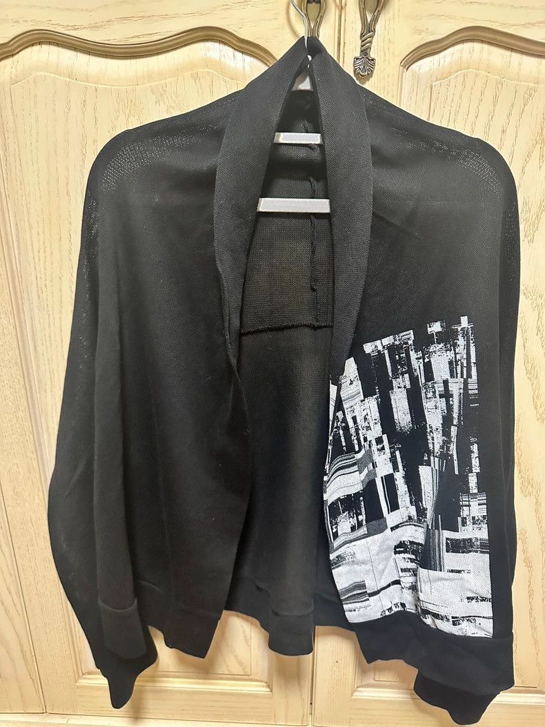 Y's Y's Cotton knit printed jacket Size US M / EU 48-50 / 2 - 1 Thumbnail