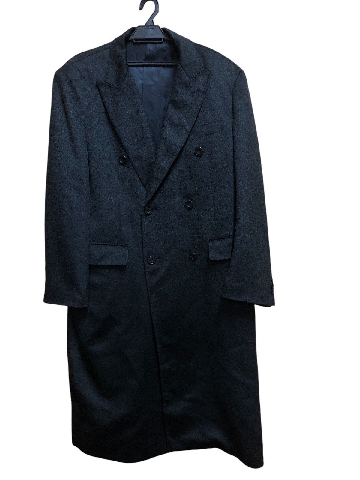 Pierre Balmain Pierre Balmain Double Breast Cashmere Wool Long Coat Size US L / EU 52-54 / 3 - 1 Thumbnail