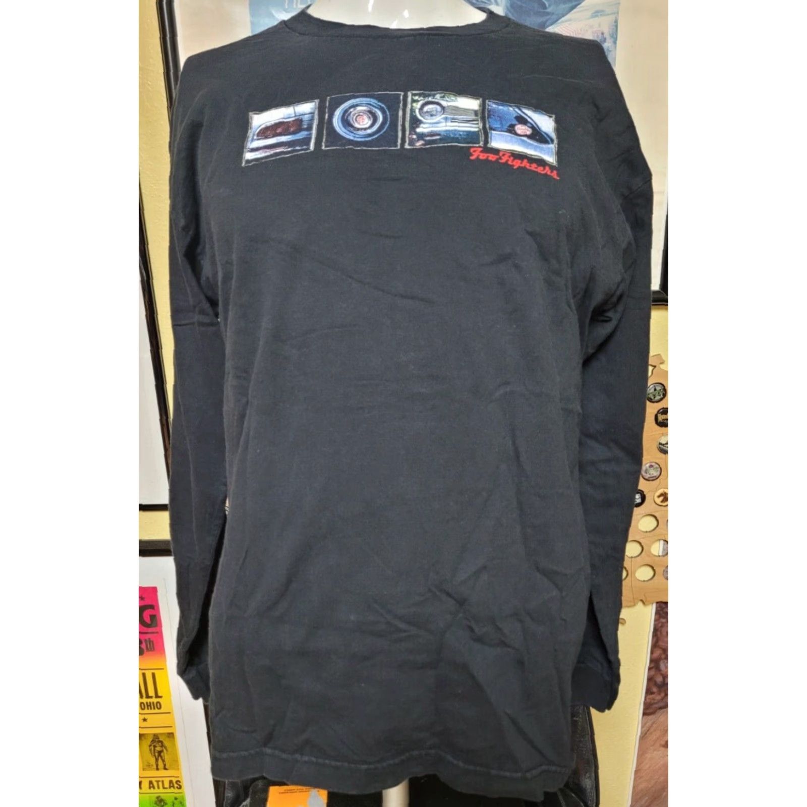 Vintage VTG Foo Fighters AMC Rambler Long Sleeve T Shirt Large Rock Band Shirt Mens Size US L / EU 52-54 / 3 - 2 Thumbnail