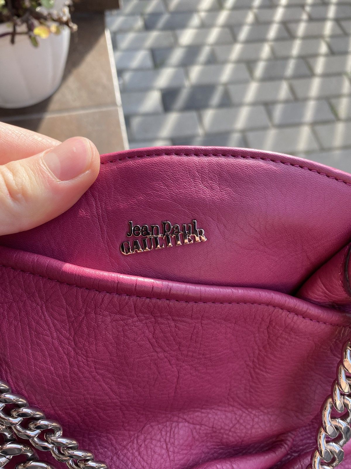 Jean Paul Gaultier Jean Paul Gaultier Glamour Leather Chain Bag Size ONE SIZE - 9 Thumbnail