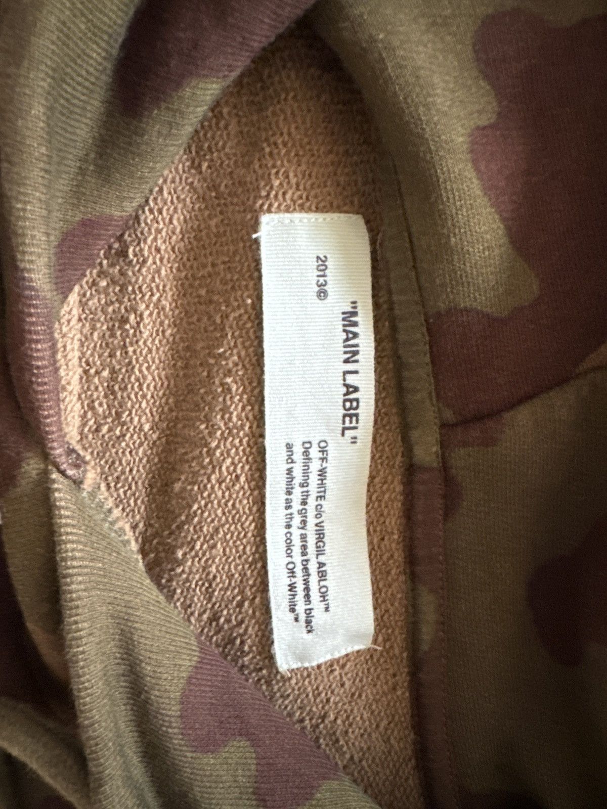 Off-White Off white Hoodie camo vintage Size US S / EU 44-46 / 1 - 9 Thumbnail