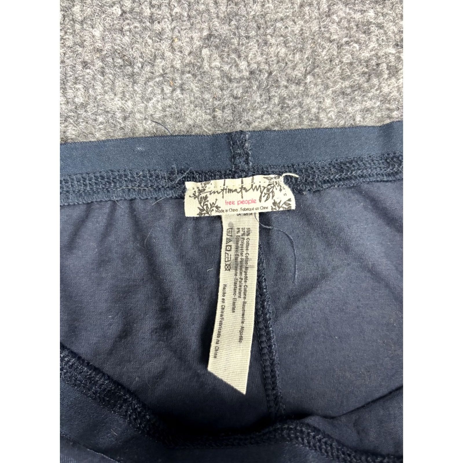Free People Free People Leggings Womens Small Blue Mid Rise Stirrup Ankle Pants Stretch Size 28" / US 6 / IT 42 - 3 Thumbnail