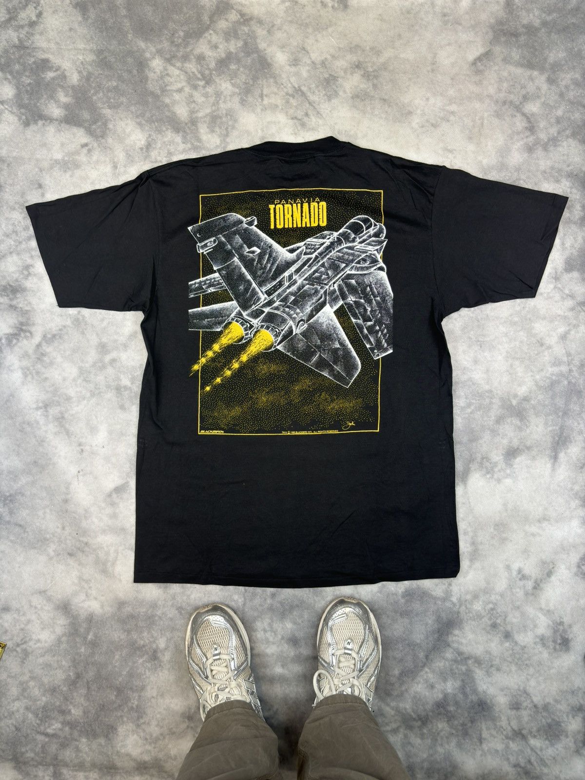 Vintage Vintage 1996 Panavia Tornado Single Stitch Blackbird Pane Size US XL / EU 56 / 4 - 2 Thumbnail