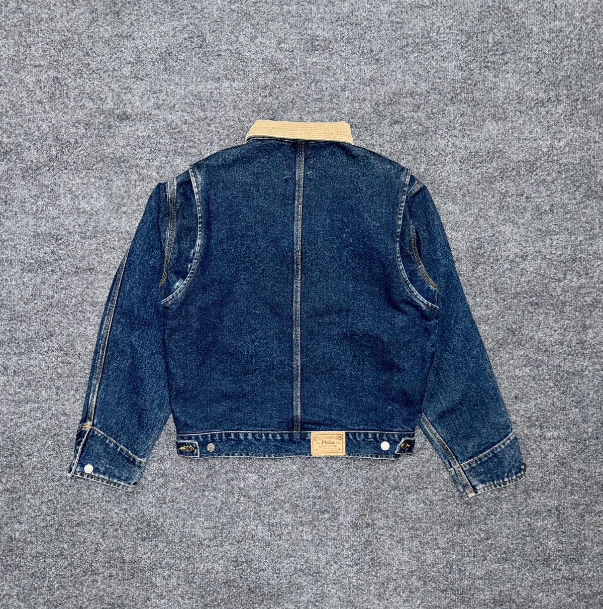 Polo Ralph Lauren Vintage Polo RL Denim Ranch Jacket w/ Corduroy Collar Size US L / EU 52-54 / 3 - 5 Thumbnail