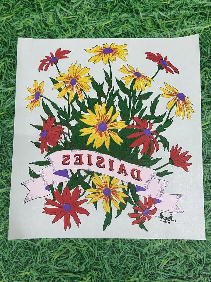 Designer Heat Transfer Vintage 80s 90s 00s Size ONE SIZE - 1 Preview
