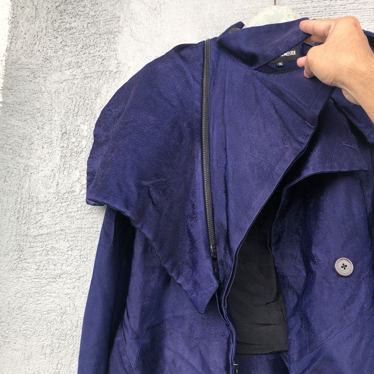 Ann Demeulemeester FW12 Ann Demeulemeester Asymmetrical Jacket Size XS / US 0-2 / IT 36-38 - 8 Thumbnail