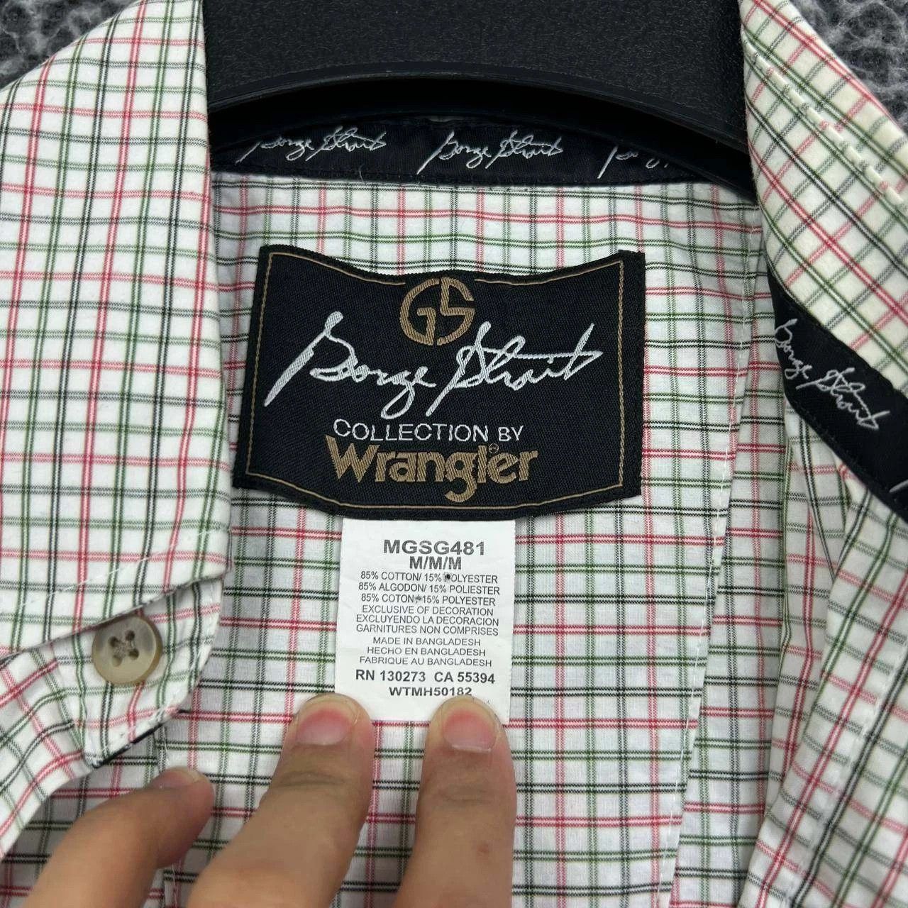 Other George Strait by Wrangler Button Down Shirt Men Check M Size US M / EU 48-50 / 2 - 8 Thumbnail