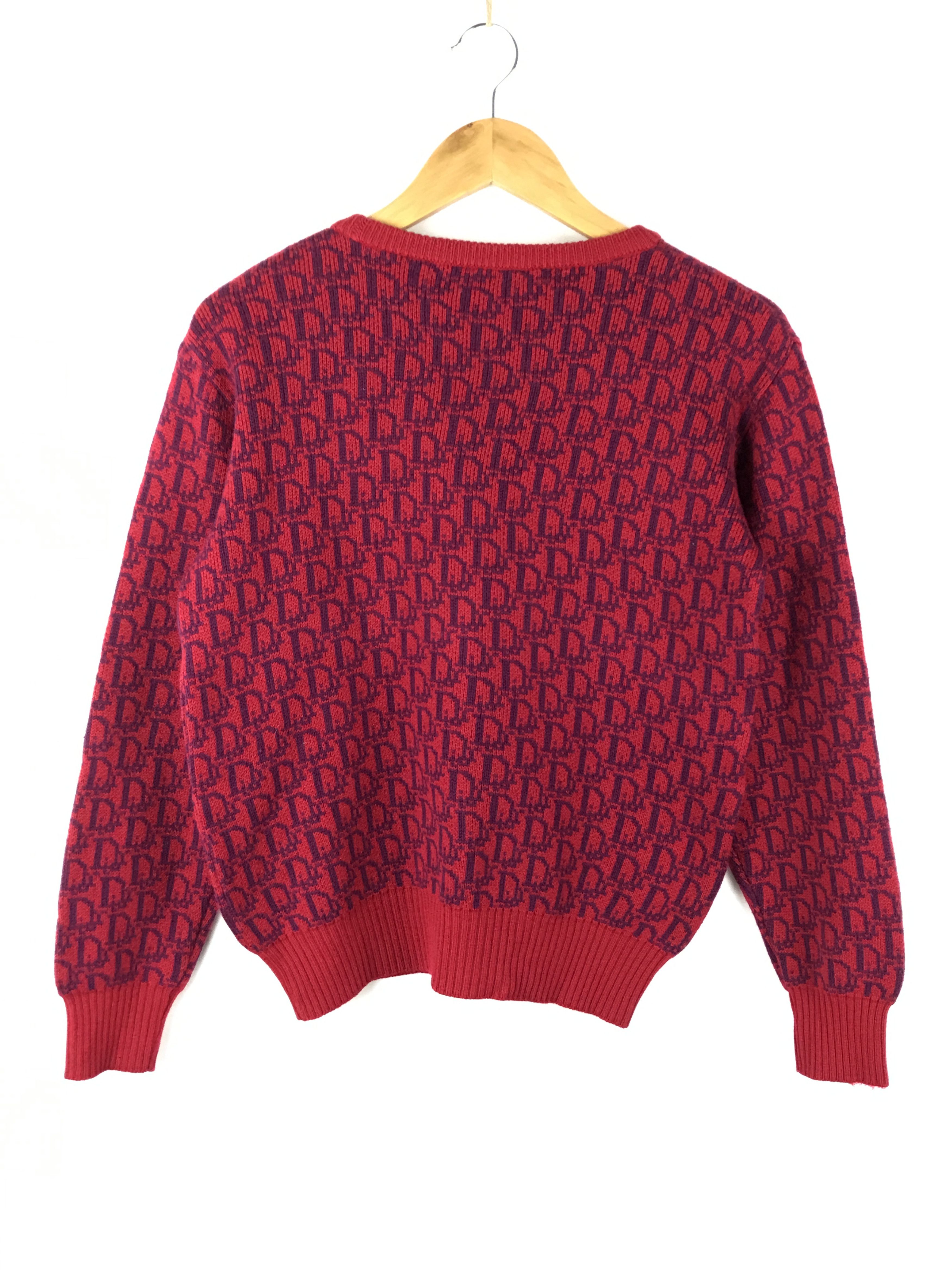 Christian Dior Monsieur Vintage Christian Dior Knit Jumper Sweater Trotter Monogram Size L / US 10 / IT 46 - 2 Thumbnail