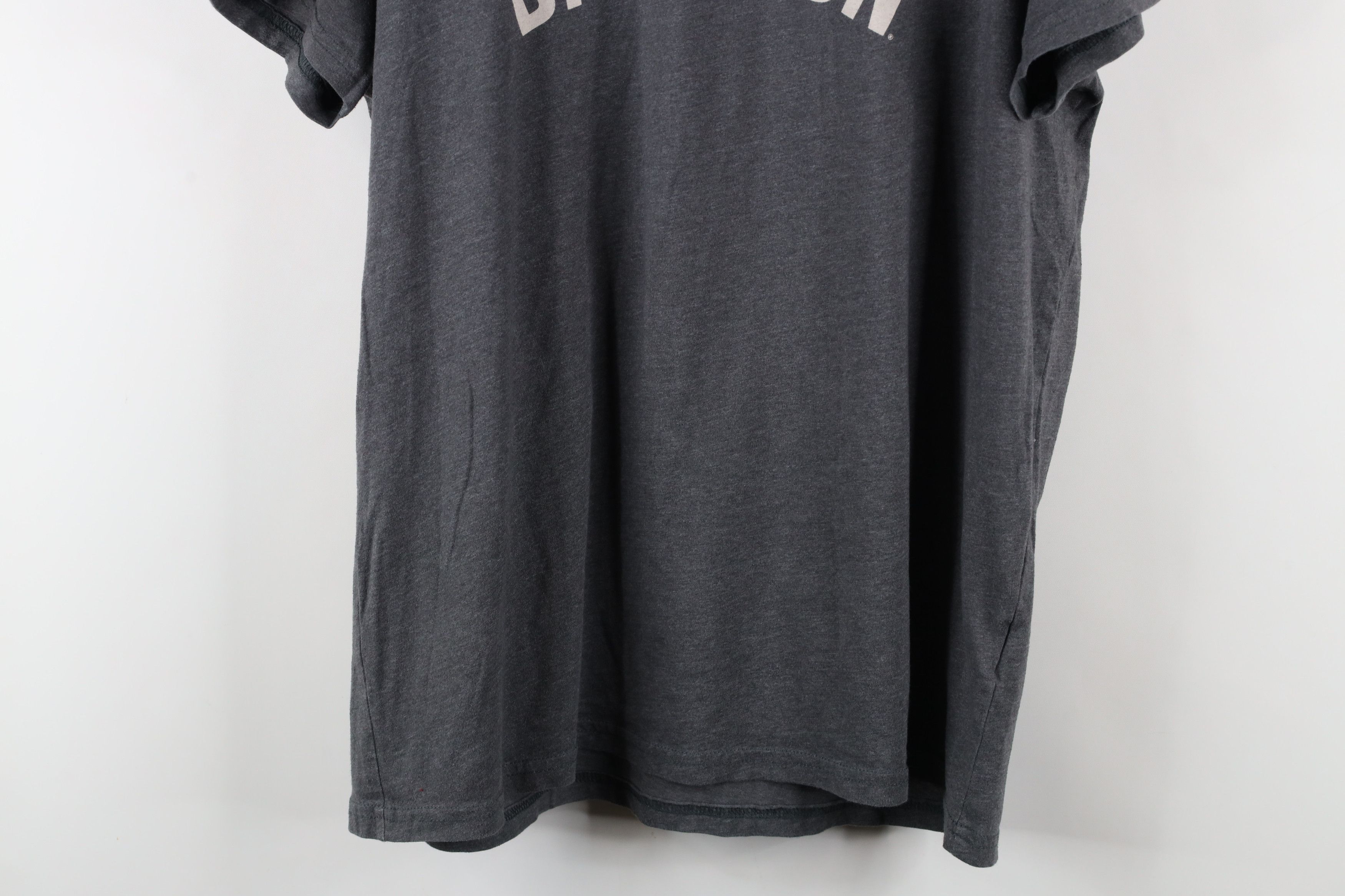 Harley Davidson × Vintage Vintage Harley Davidson Spell Out Block Letter T-Shirt Gray Size US XL / EU 56 / 4 - 3 Thumbnail
