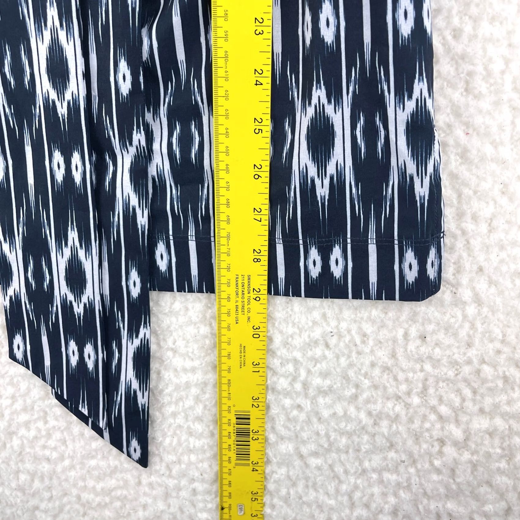 Athleta Athleta Blue Ikat Strapless Anywhere Dress Womens Size 6 Pullover Stretch Short Sundress Belted Machine Washable Size M / US 6-8 / IT 42-44 - 5 Thumbnail
