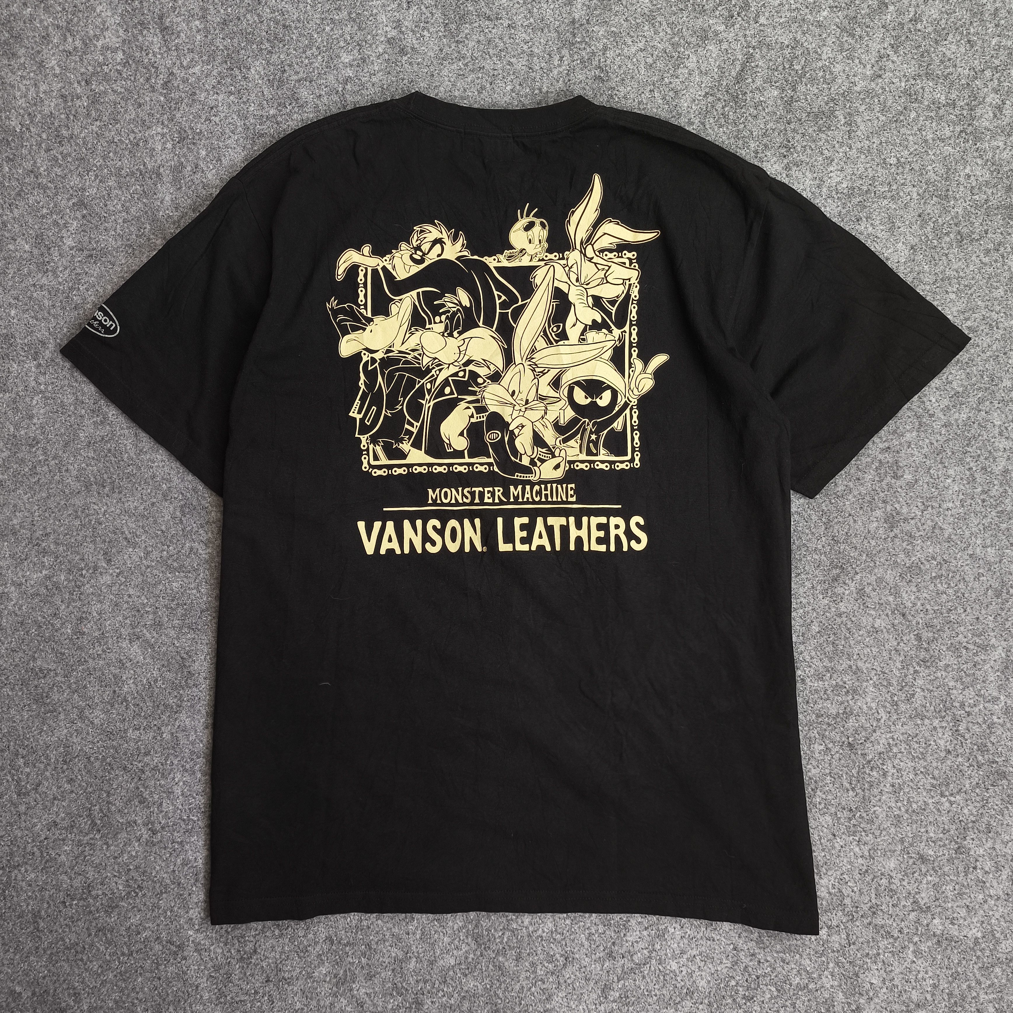 Vanson Leathers vanson looney tunes tshirt sz tag xl Size US L / EU 52-54 / 3 - 1 Thumbnail