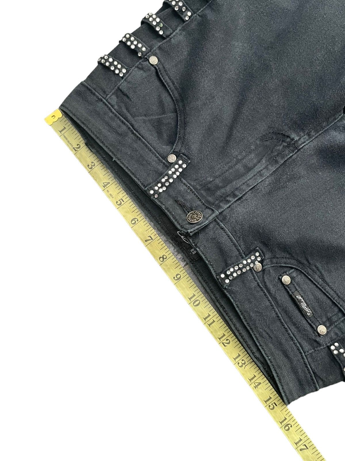Designer Platinum Plush Flare Custom Denim Size 31" - 14 Thumbnail