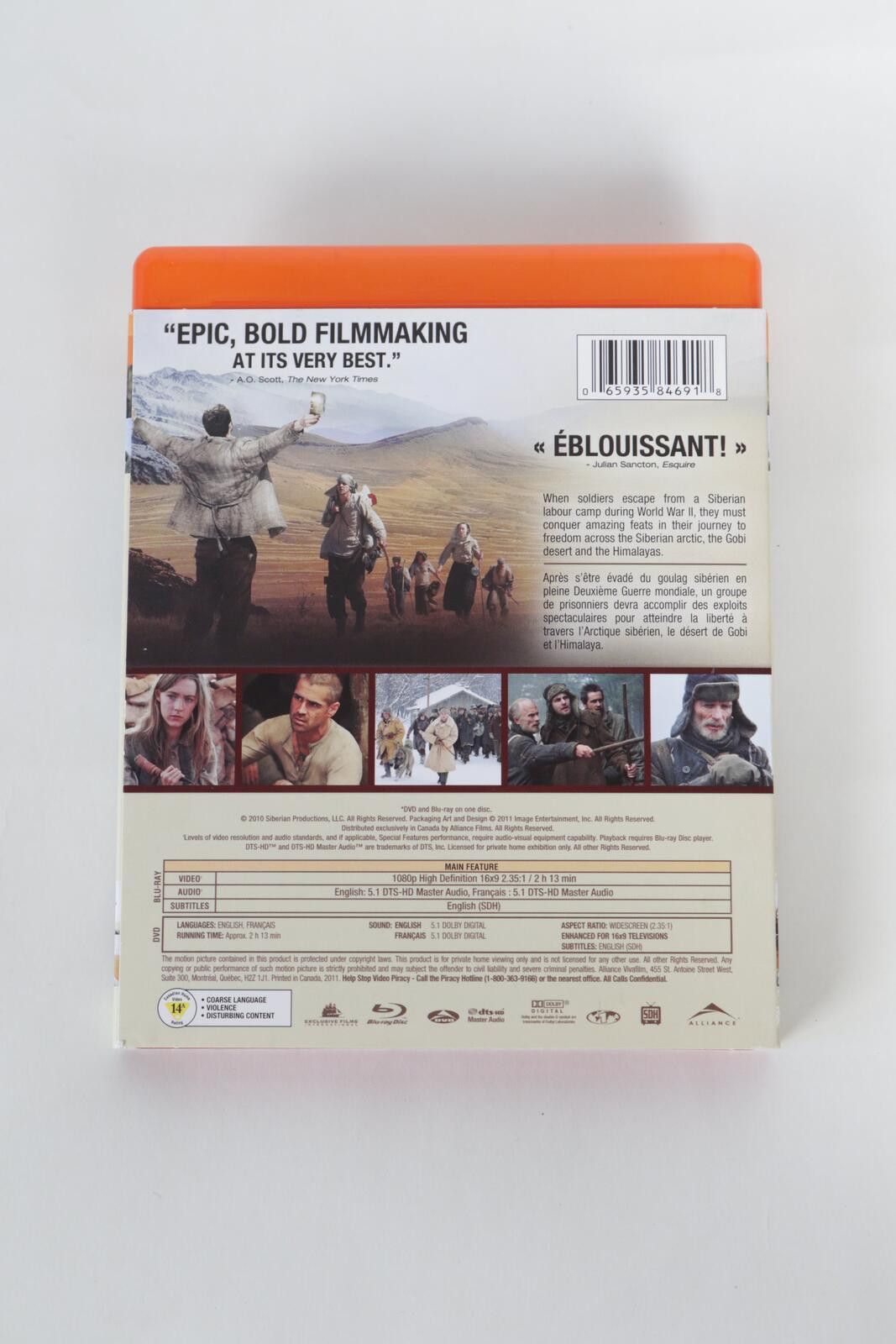 Other 2011' Blu-Ray The Way Back DVD Size ONE SIZE - 2 Thumbnail