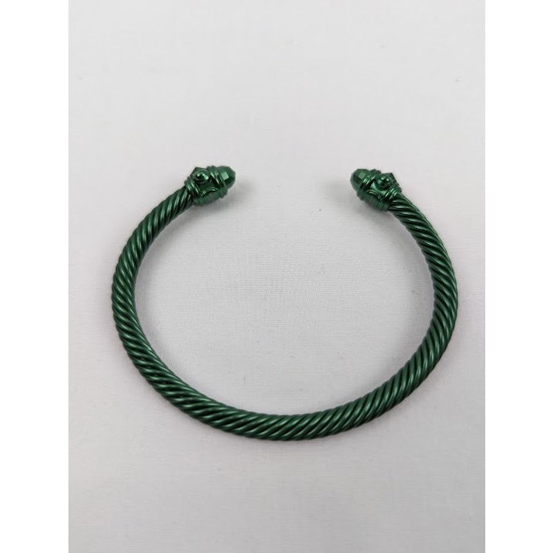 David Yurman o1rshd1 Q:2 / Size: M / Classic Cable Bracelet in Green Size ONE SIZE - 2 Thumbnail