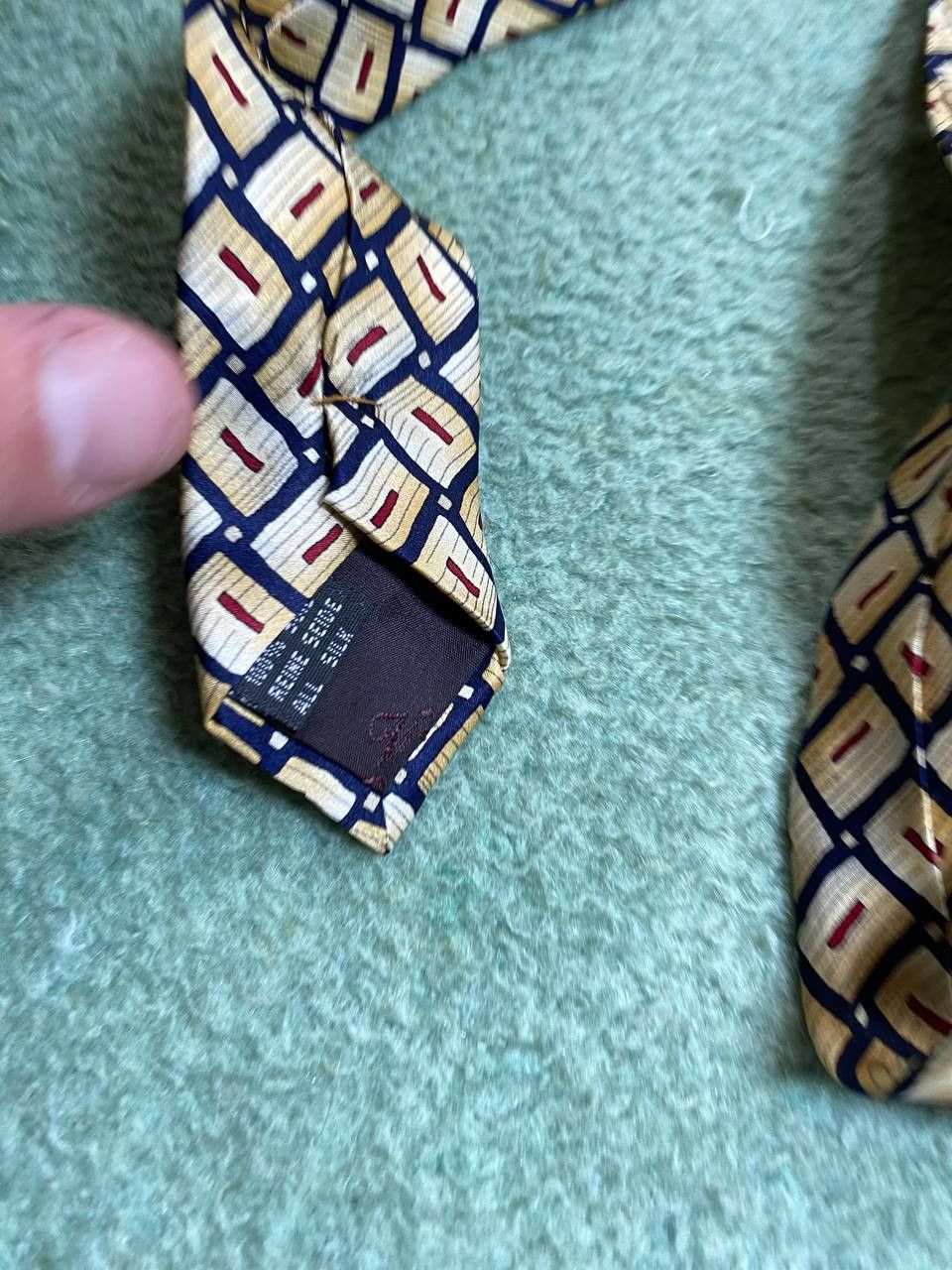 Versace Tie Vintage Versace One size luxury Y2K Size ONE SIZE - 7 Thumbnail
