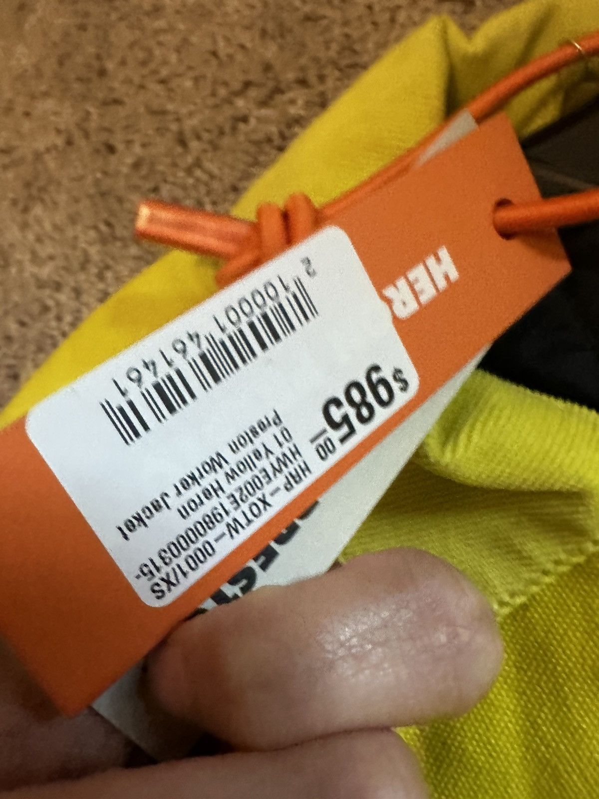 Heron Preston Heron Preston Utility Work Jacket Yellow Size XS Brand New Size US XS / EU 42 / 0 - 11 Thumbnail
