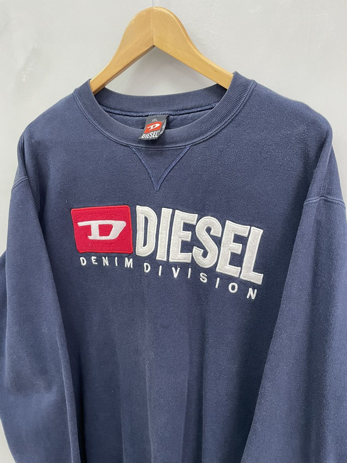 Diesel × Japanese Brand × Vintage VINTAGE 90s y2k boxy diesel sweatshirt hoodie Size US XL / EU 56 / 4 - 6 Thumbnail