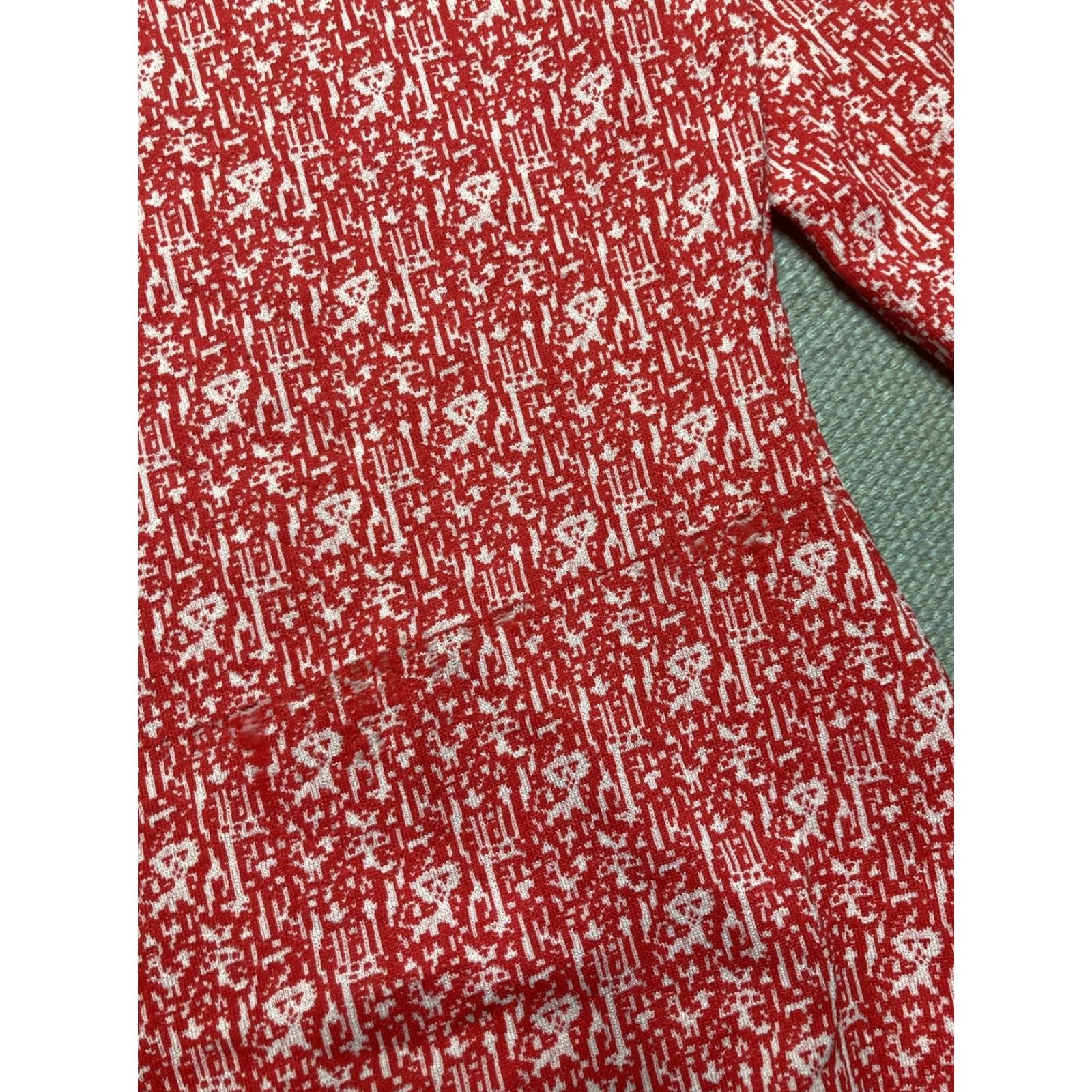 Vintage VINTAGE 70s Langtry One Piece Bathing Swim Suit 1/4 Zip Playsuit Long Sleeve Women’s L Red Size L / US 10 / IT 46 - 3 Thumbnail