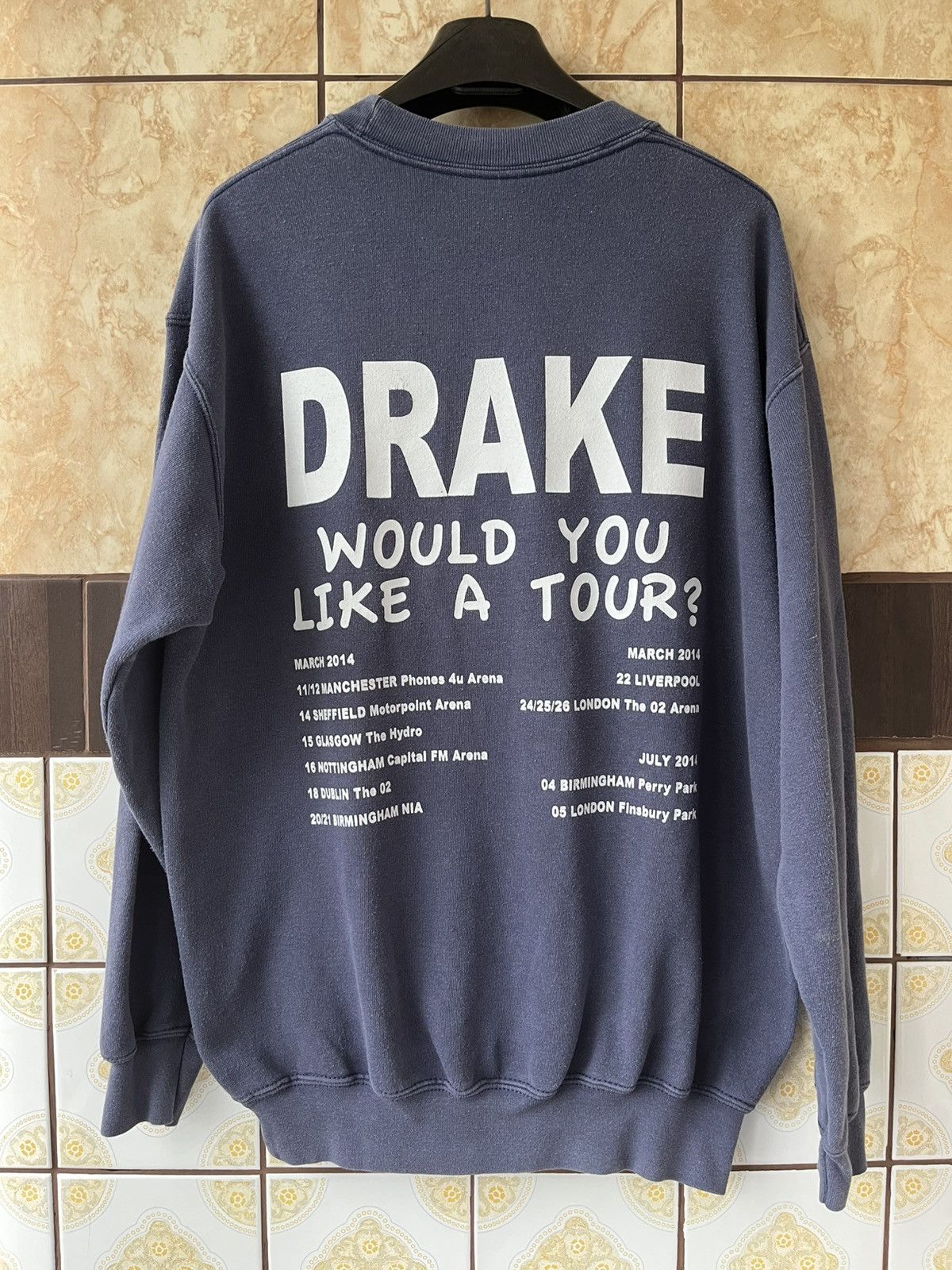 Drake Drake 2014 tour sweatshirt Size US M / EU 48-50 / 2 - 3 Thumbnail