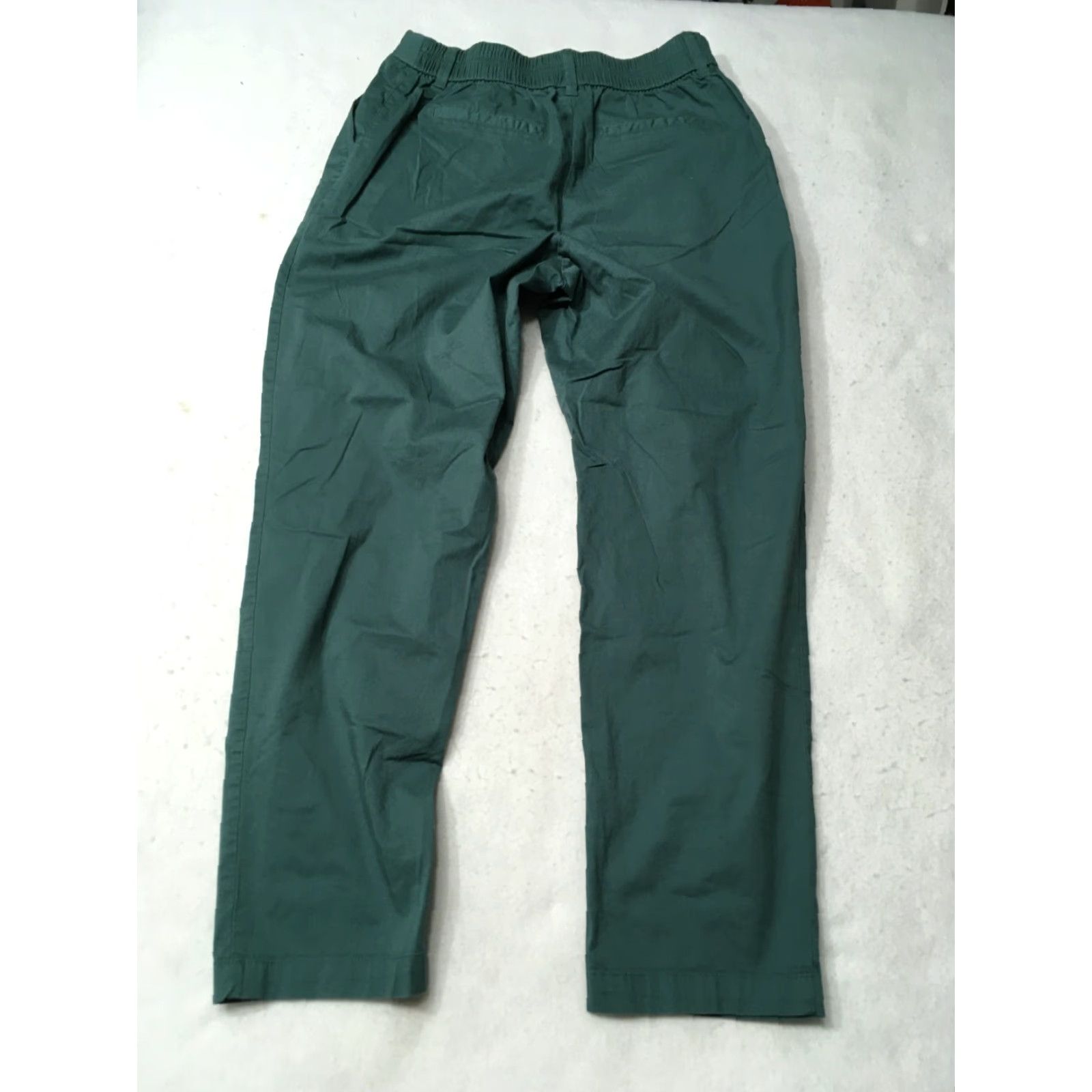 Vintage A New Day Pleated Straight Leg Women's M Green Pants Size 32" / US 10 / IT 46 - 7 Thumbnail