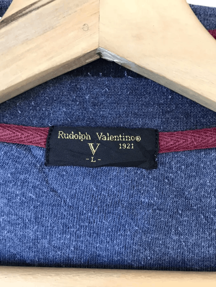 Vintage Vintage Rudolph Valentino Italy Sweatshirts Size US L / EU 52-54 / 3 - 4 Thumbnail