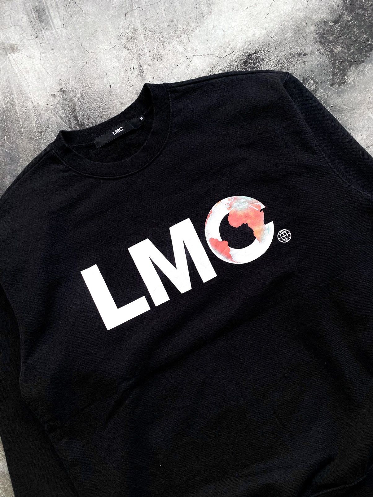 Japanese Brand LMC Earth Logo Sweatshirt Black Size US S / EU 44-46 / 1 - 8 Thumbnail