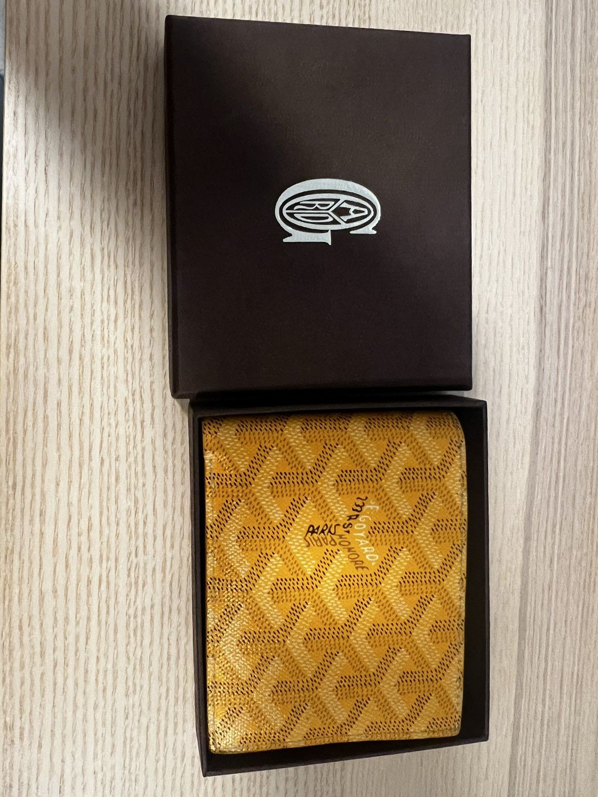 image of Goyard Wallet in Yellow, Men's