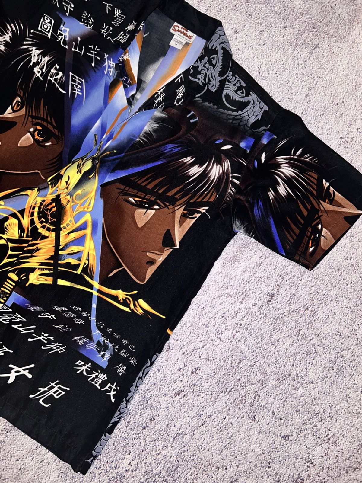 Vintage Vintage Y2K Anime Button Up Veezo Samurai Dracgon Tribal Size US L / EU 52-54 / 3 - 2 Thumbnail