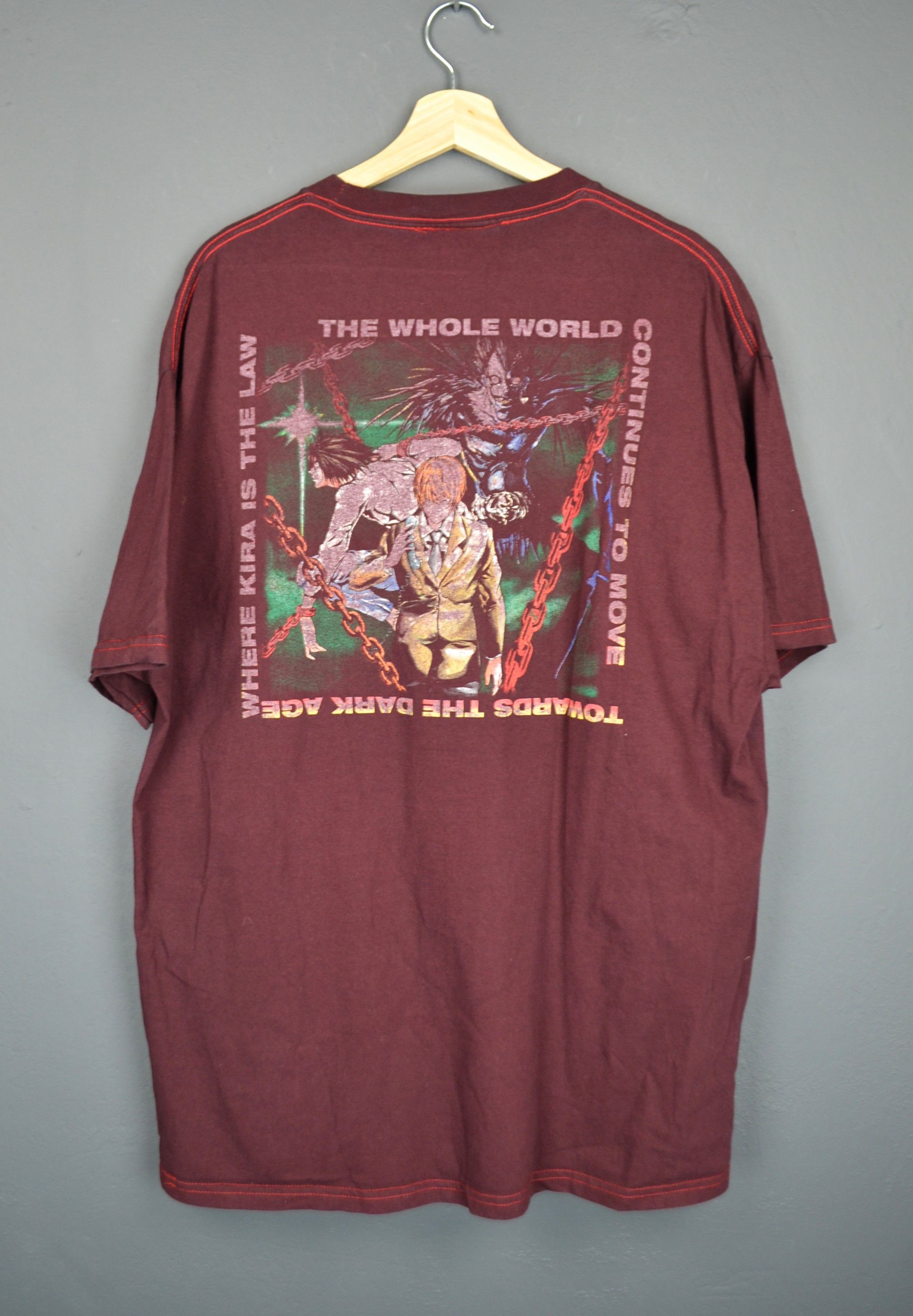 Vintage Bootleg Deathnote Deftones Misa "Kira is The Law" XXL Size US XXL / EU 58 / 5 - 8 Thumbnail