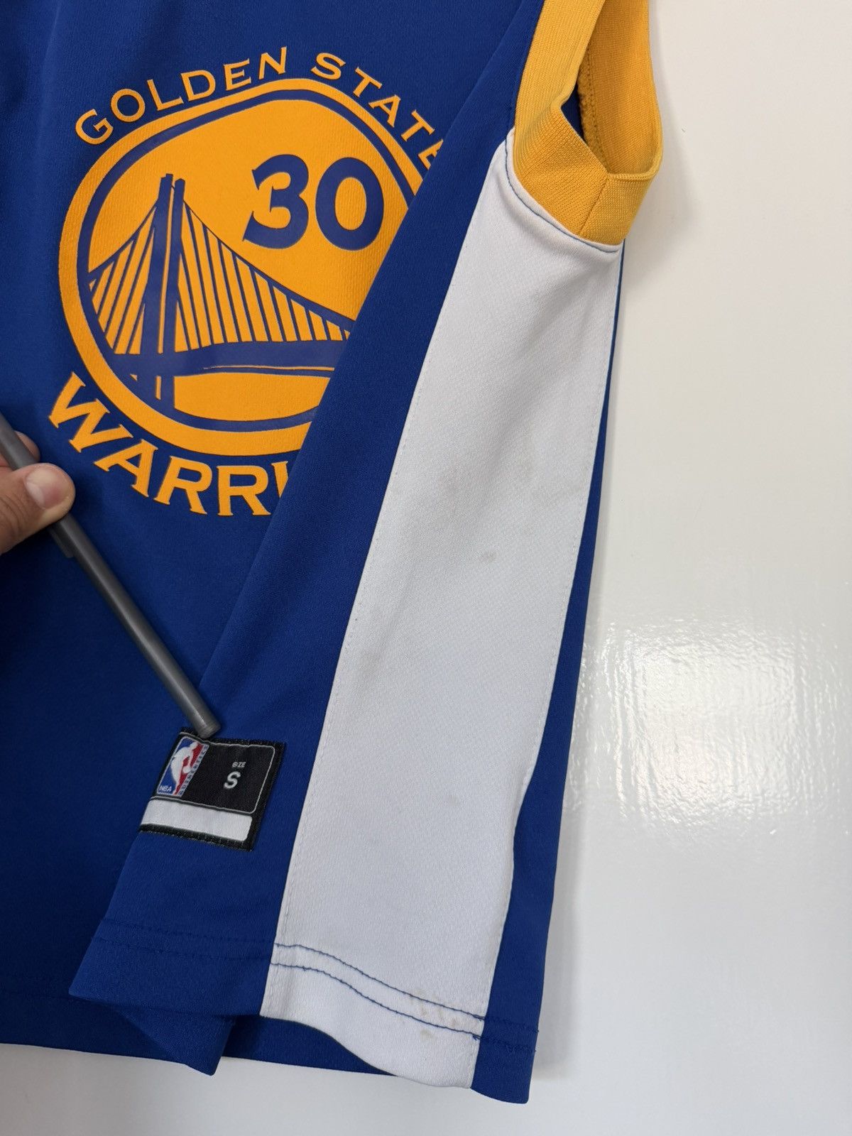 Adidas ADIDAS GOLDEN STATE WARRIORS CURRY #30 JERSEY NBA YOUTH KIDS Size US XS / EU 42 / 0 - 11 Thumbnail