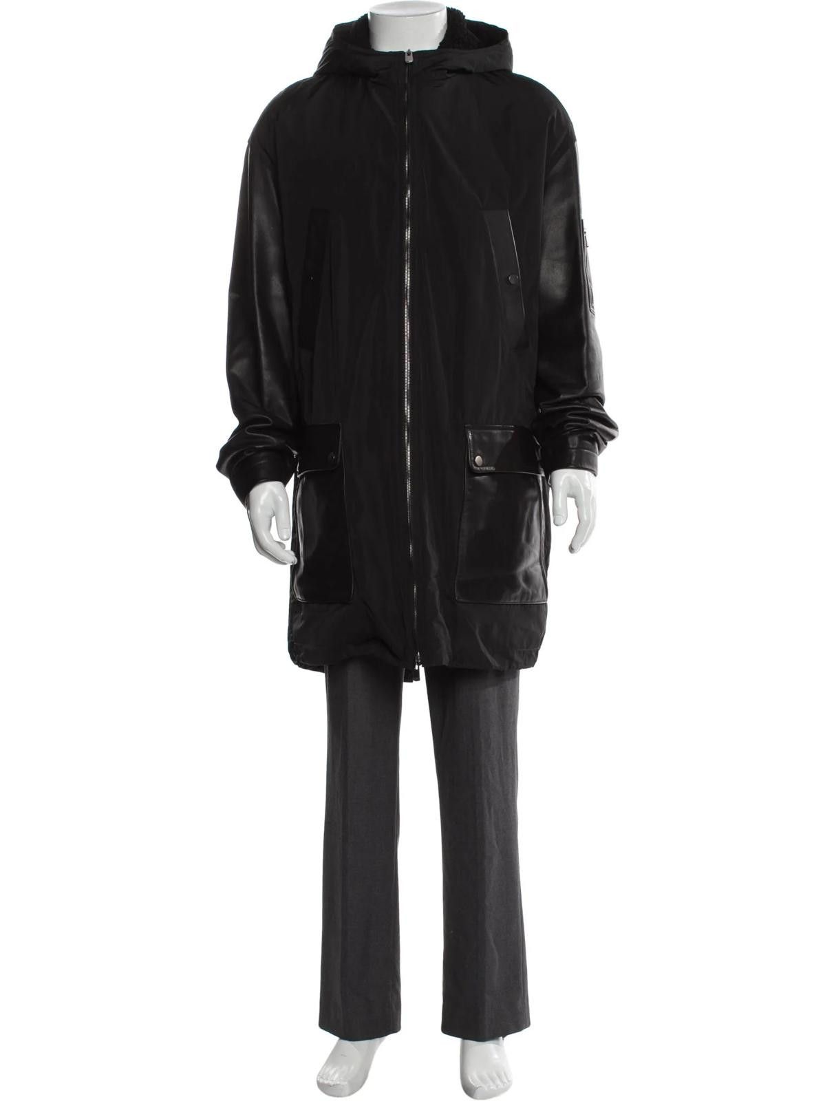 Drome DROMe Black Men's Hooded Parka Size: XL Size US XL / EU 56 / 4 - 1 Thumbnail