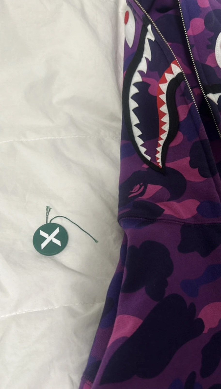 Bape BAPE Color Camo Shark Full Zip Hoodie Size US XXL / EU 58 / 5 - 3 Thumbnail