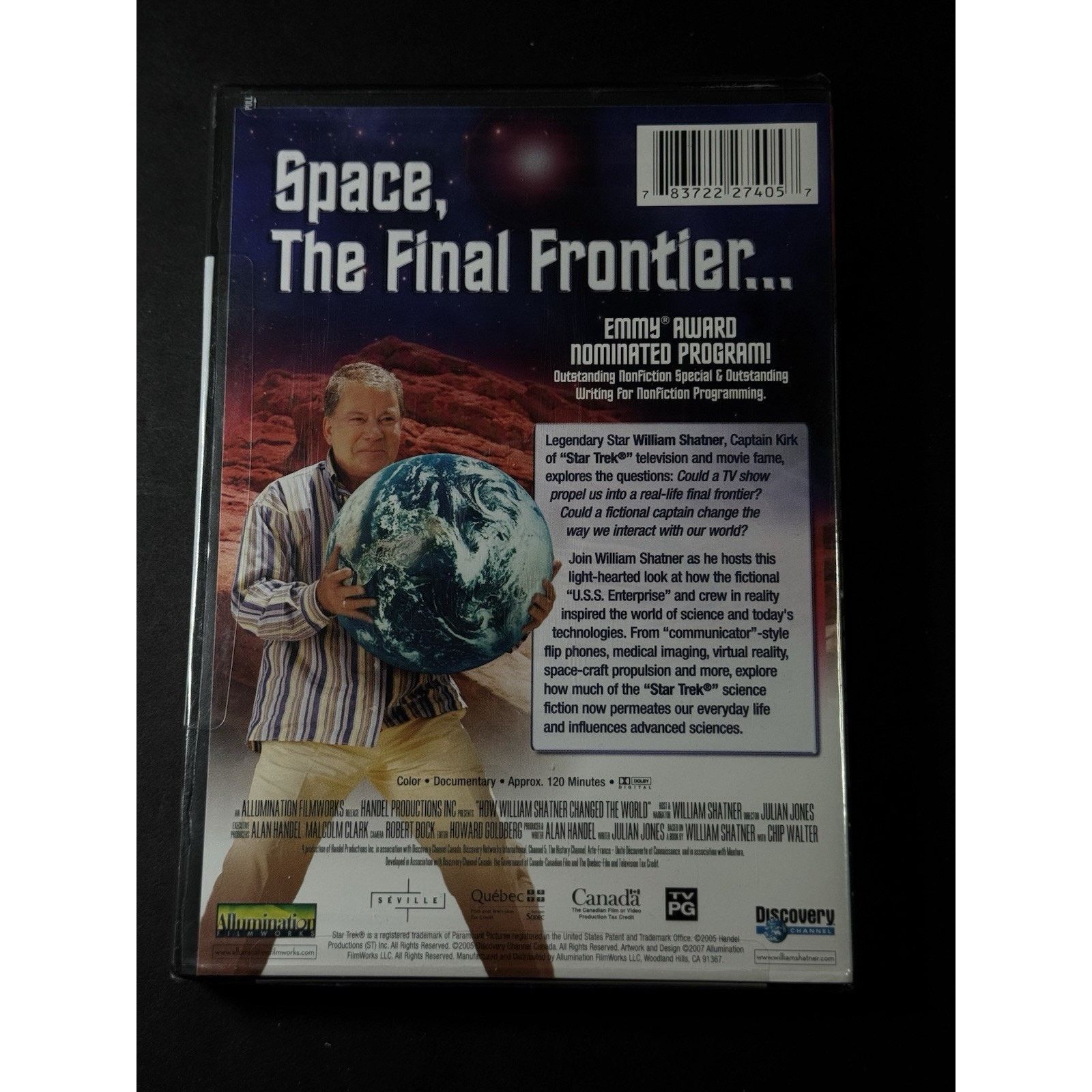 Other HOW WILLIAM SHATNER Star Trek Star Discovery Channel DVD NEW Size ONE SIZE - 2 Thumbnail