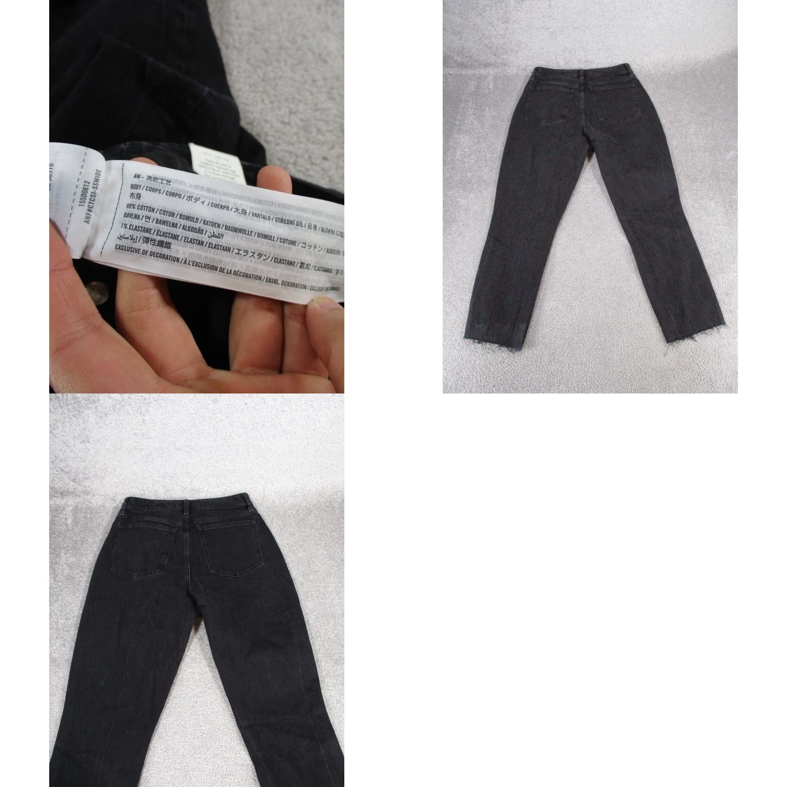 Abercrombie & Fitch Abercrombie & Fitch Jeans Womens 30 High Rise Mom Black Denim New Size 30" / US 8 / IT 44 - 9 Thumbnail