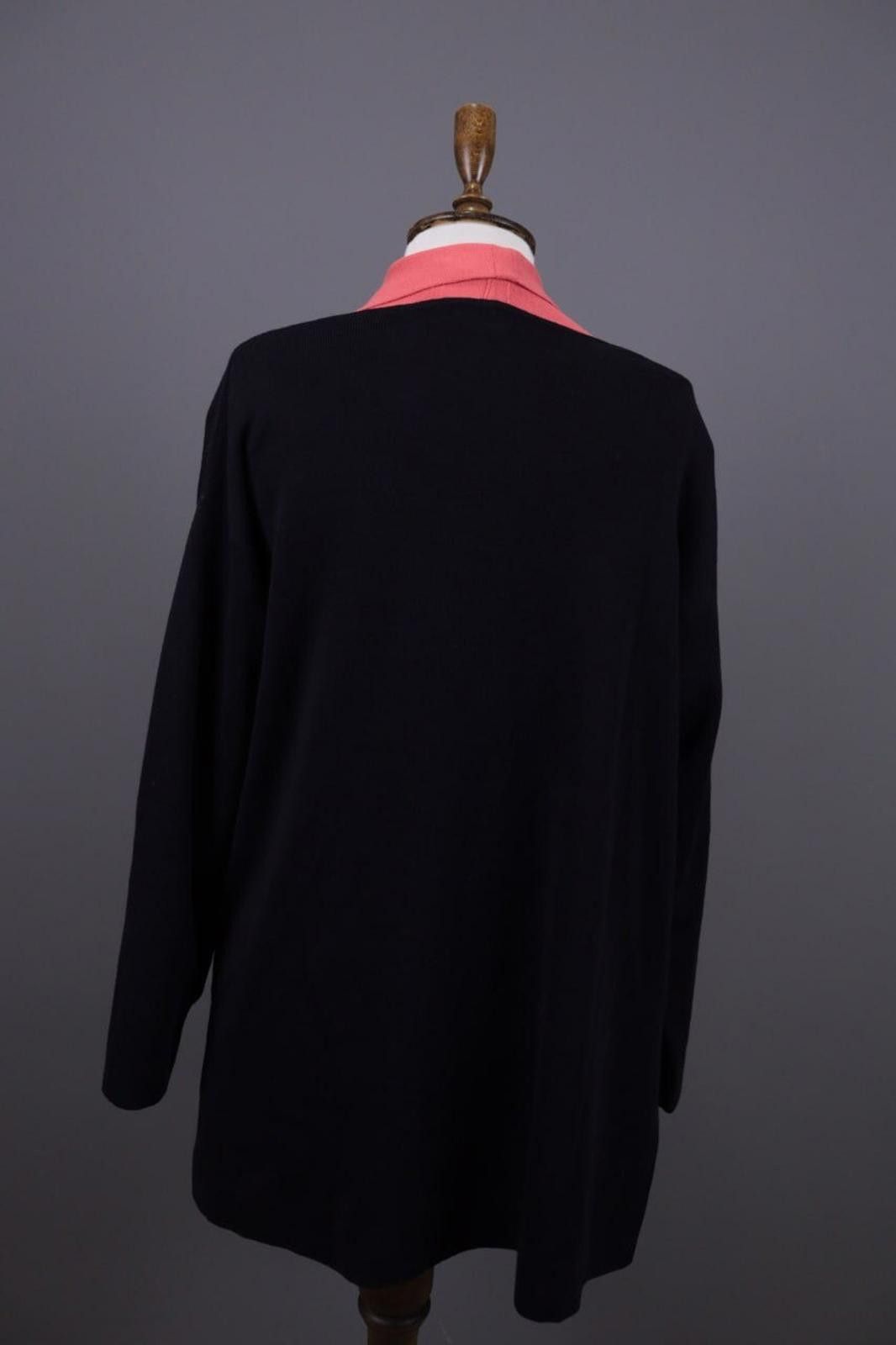 Escada Escada Margaretha Ley Black Pink Lagenlook Cardigan Size 38 Size M / US 6-8 / IT 42-44 - 7 Thumbnail