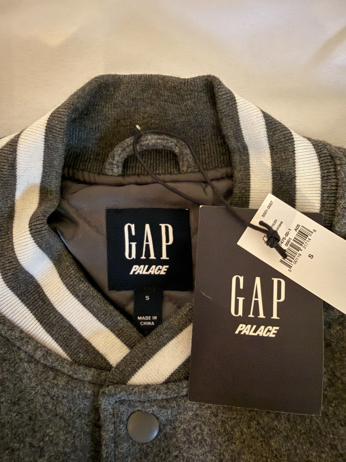 Gap × Palace Palace x GAP Varsity Jacket Size US S / EU 44-46 / 1 - 4 Thumbnail