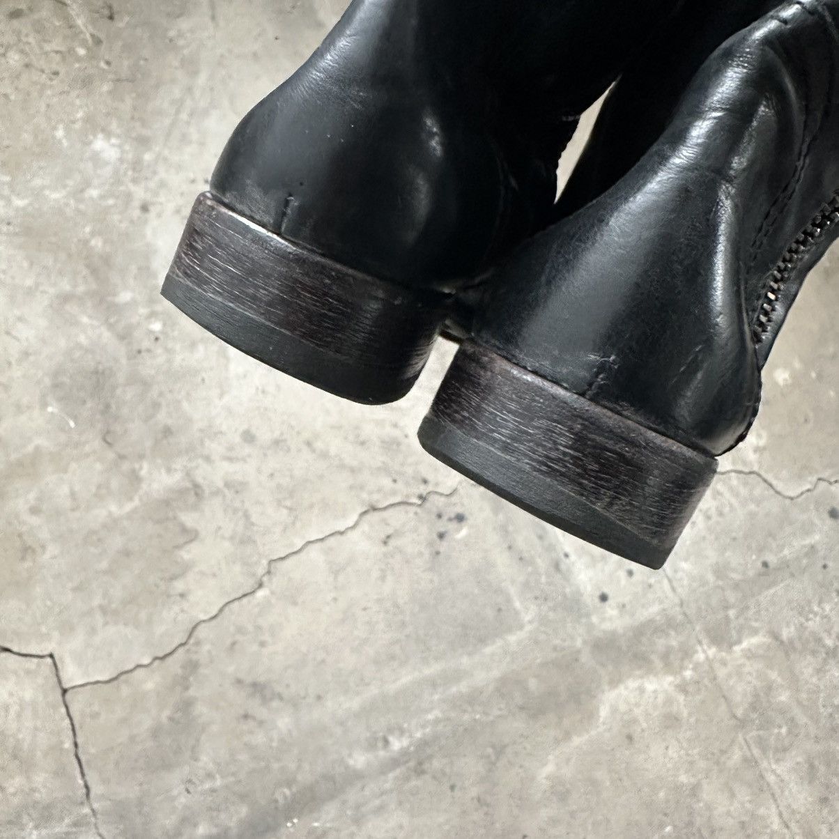 Guidi Rare MOMA Back Laces Combat Ankle Boots guidi style Size US 7 / IT 37 - 13 Thumbnail