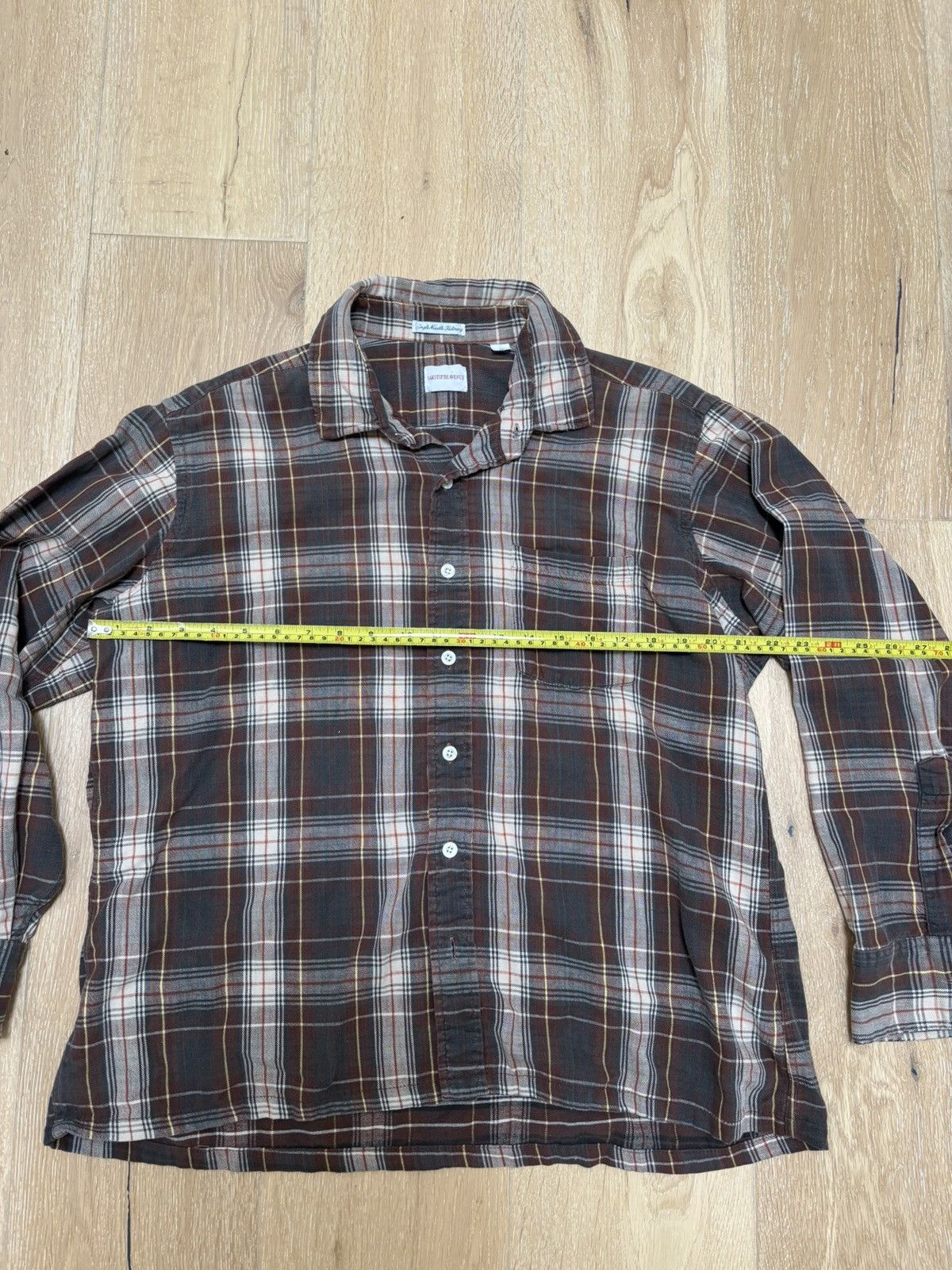 Saks Fifth Avenue Saks Fifth Avenue Vintage Flannel Size US XL / EU 56 / 4 - 3 Thumbnail