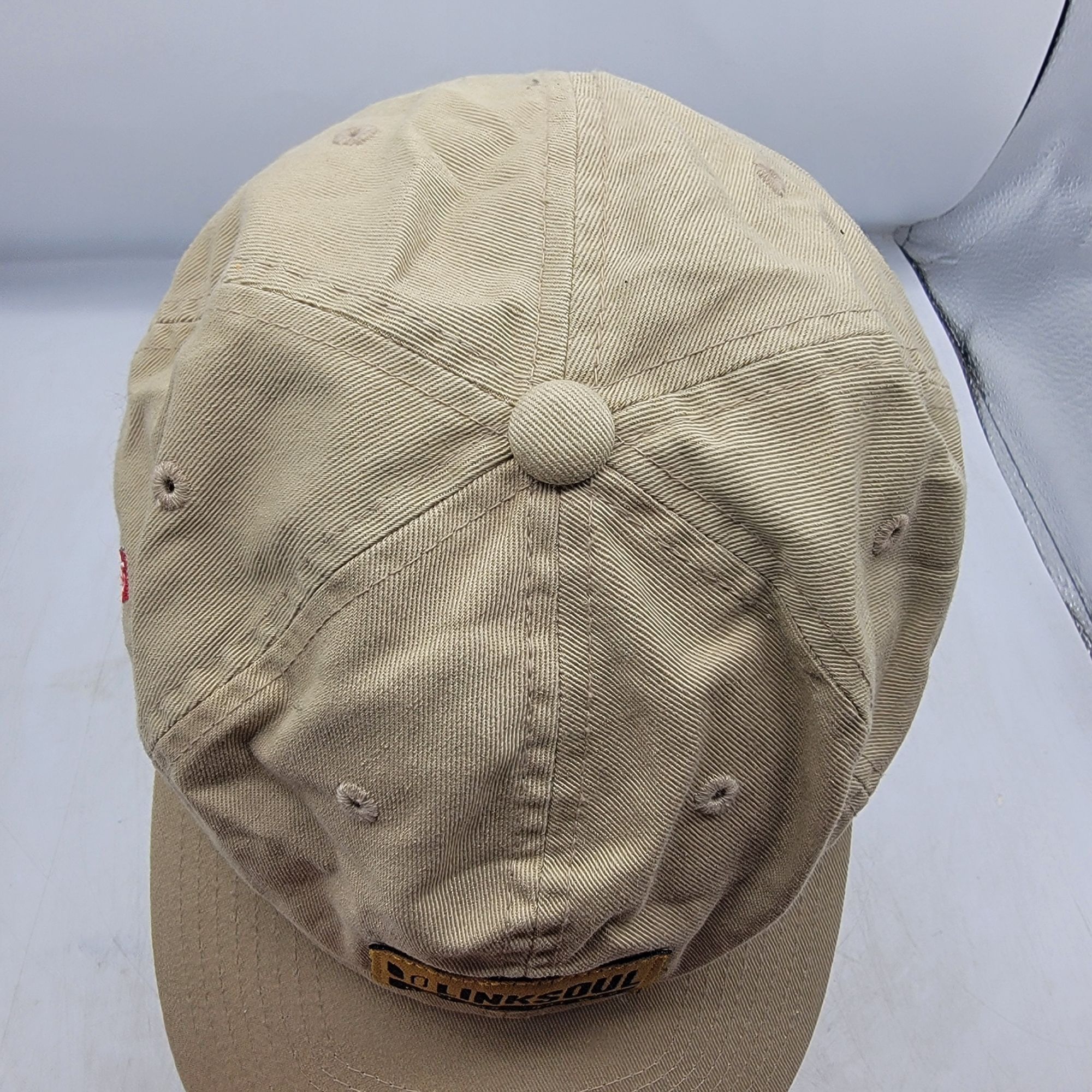 Other Linksoul Adults Beige Baseball Hat Cap Adjustable Casual Out Size ONE SIZE - 6 Thumbnail