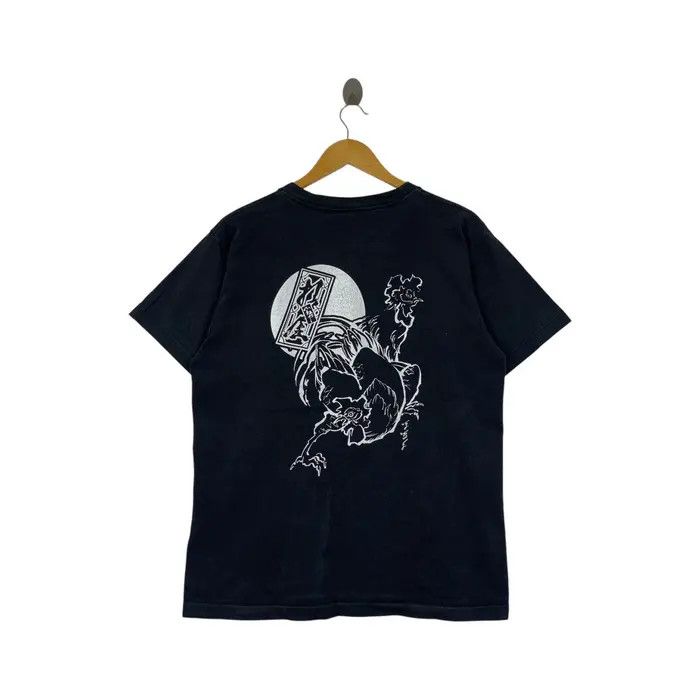 Vintage Vintage JAPAN TRADITIONAL GOJO Cock Fighting Ninja Tee Shirt Size US M / EU 48-50 / 2 - 1 Thumbnail