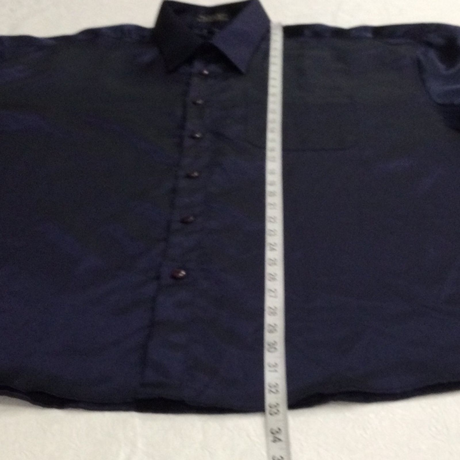 Jordan Craig Jordan Craig Men's Navy Long Sleeve Collared Shirt Size 2XL Size US XXL / EU 58 / 5 - 13 Thumbnail