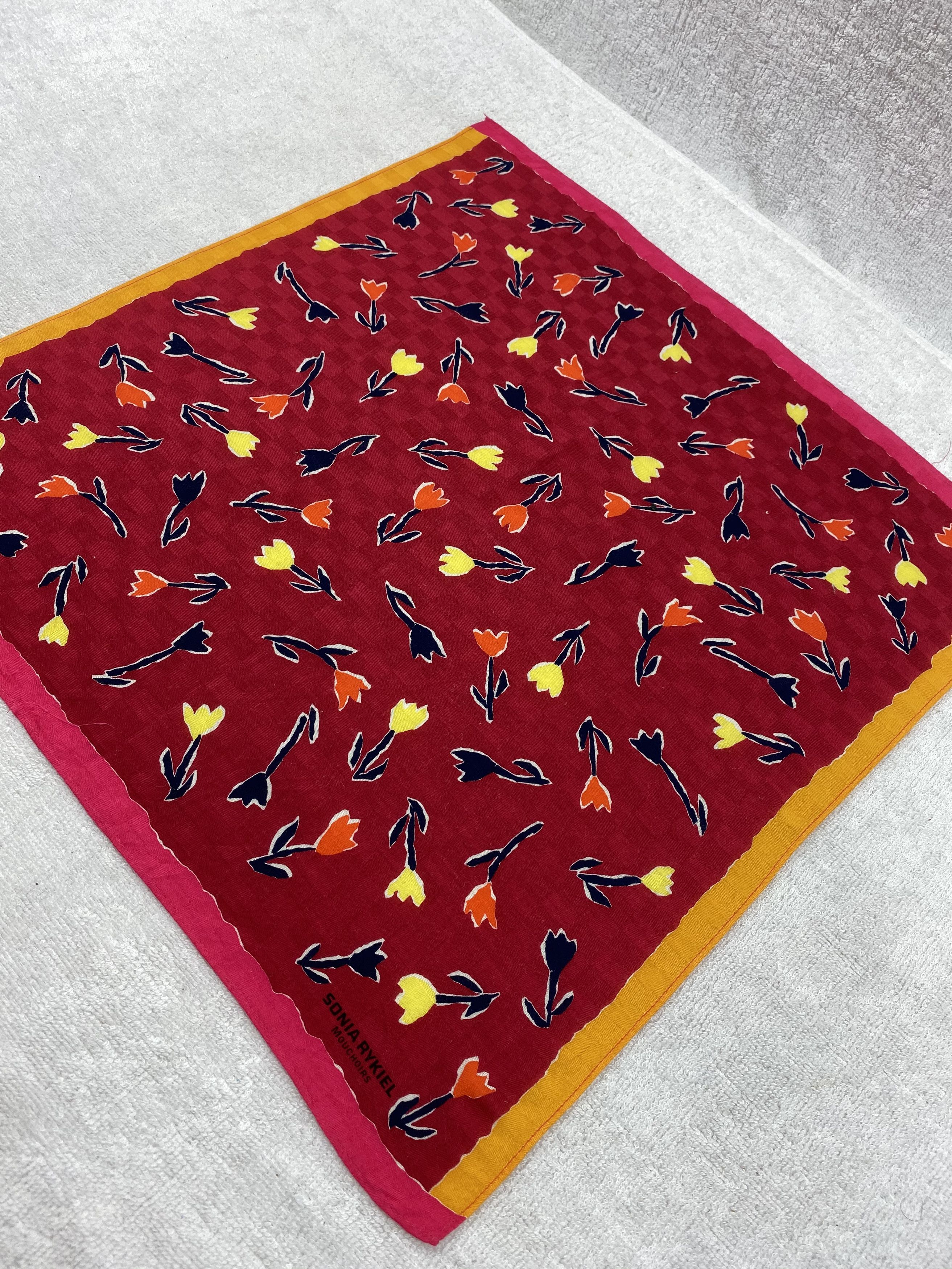 Sonia Rykiel × Vintage Sonia Rykiel Handkerchief / Bandana / Neckerchief Size ONE SIZE - 4 Thumbnail