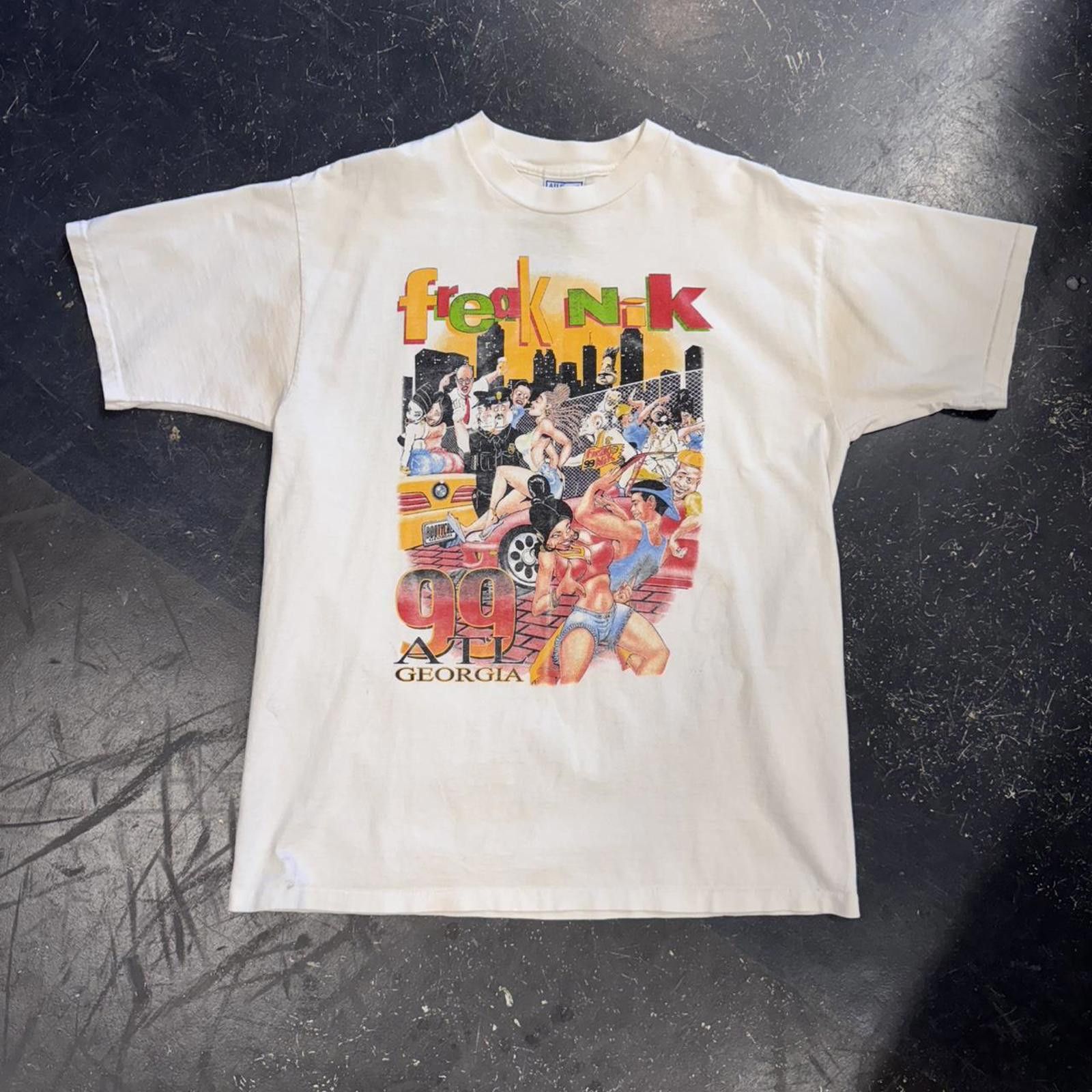 Vintage Vintage 1999 Freak Nik Atlanta Tee Size US XL / EU 56 / 4 - 3 Thumbnail
