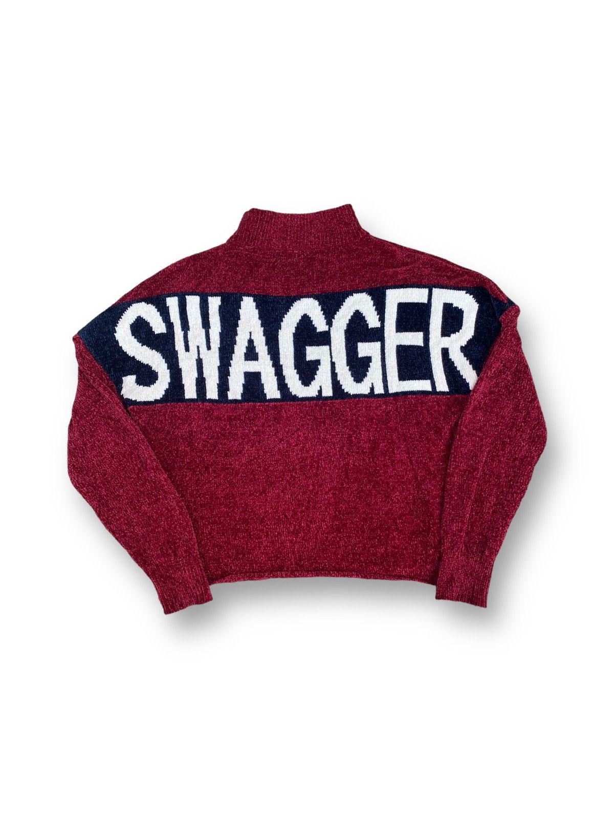 Designer Swagger Big Spell Out Knitwear Sweatshirt. #C10 Size L / US 10 / IT 46 - 3 Thumbnail