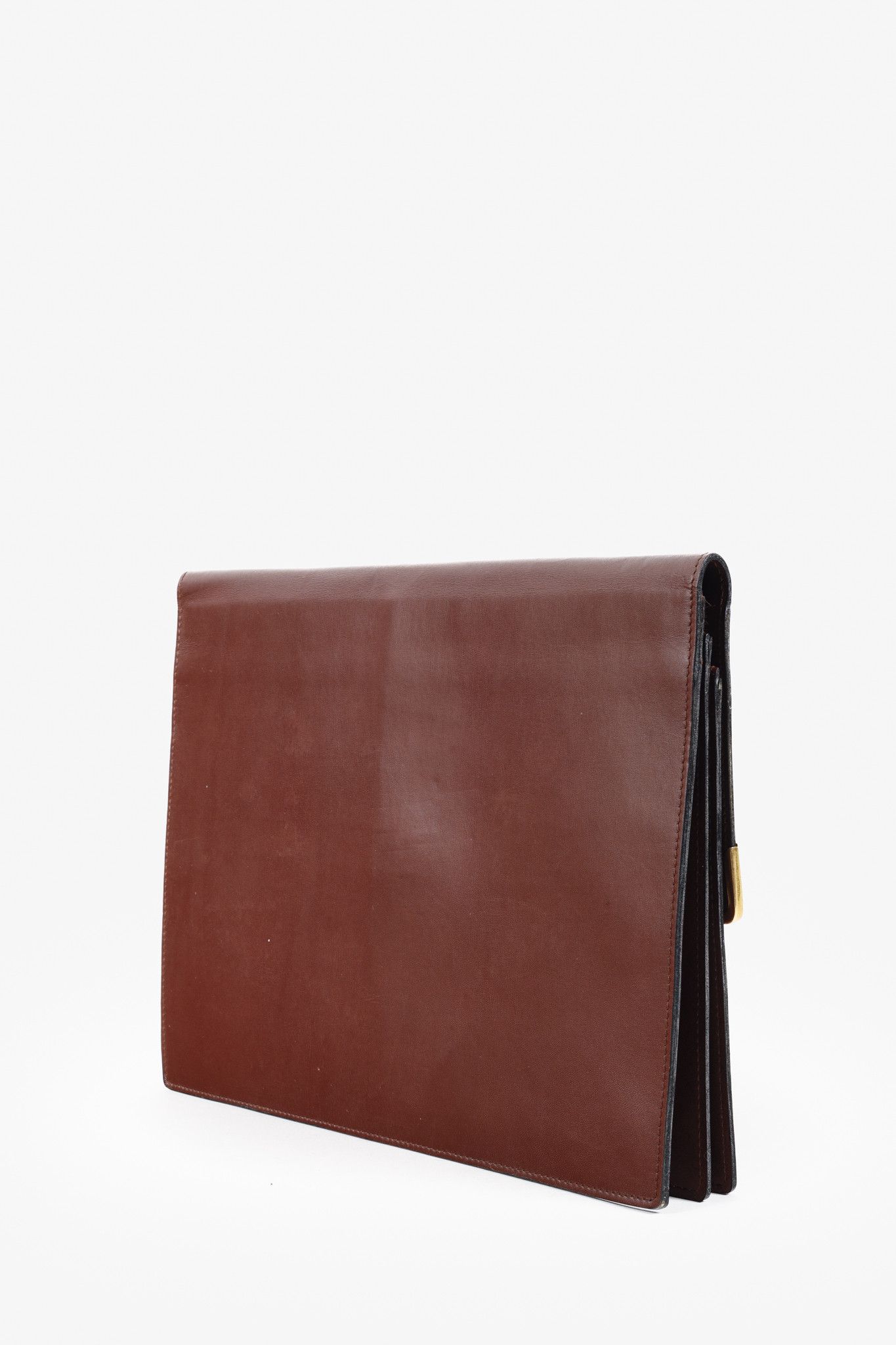 Cartier Cartier Logo Red Burgundy Leather Vintage Document Case Size ONE SIZE - 3 Thumbnail
