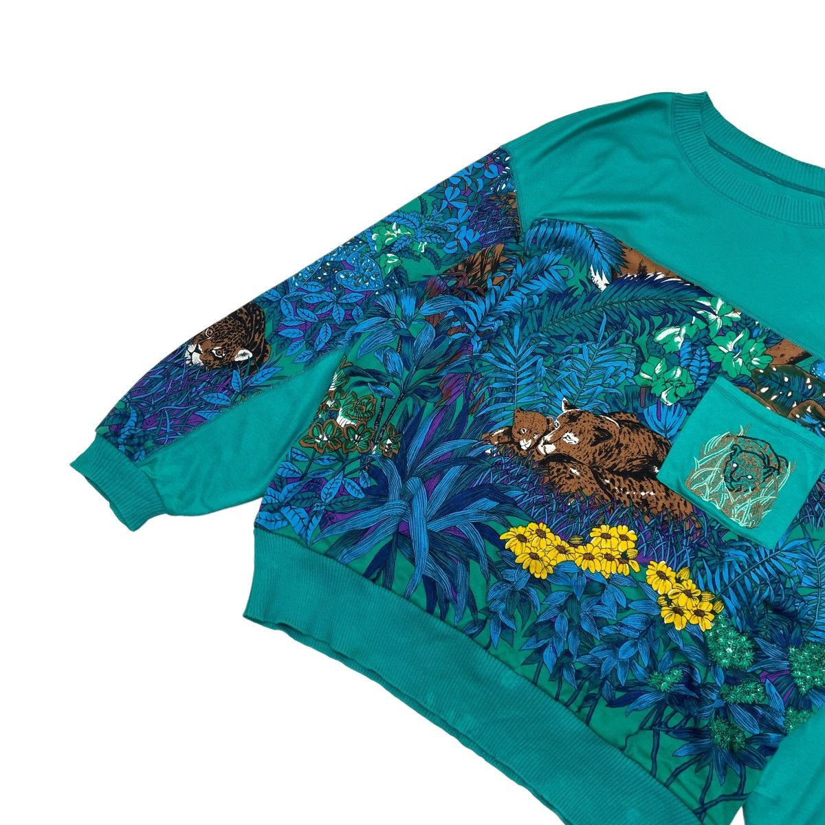 Japanese Brand × Lindbergh Japanese Brand Nature Full Print Floral Pullover Sweatshirt Size US M / EU 48-50 / 2 - 4 Thumbnail